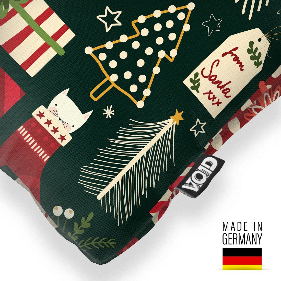 VOID Kissenbezug, (1 Stück), Katzen Socken Geschenke Winter Weihnachten Wei günstig online kaufen
