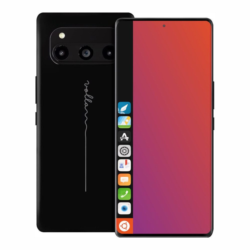 Volla Volla Phone Quintus Smartphone (17,30 cm/6,78 Zoll, 256 GB Speicherplatz, 50 Megapixel MP Kamera, DUAL Curved AmoLED Display)