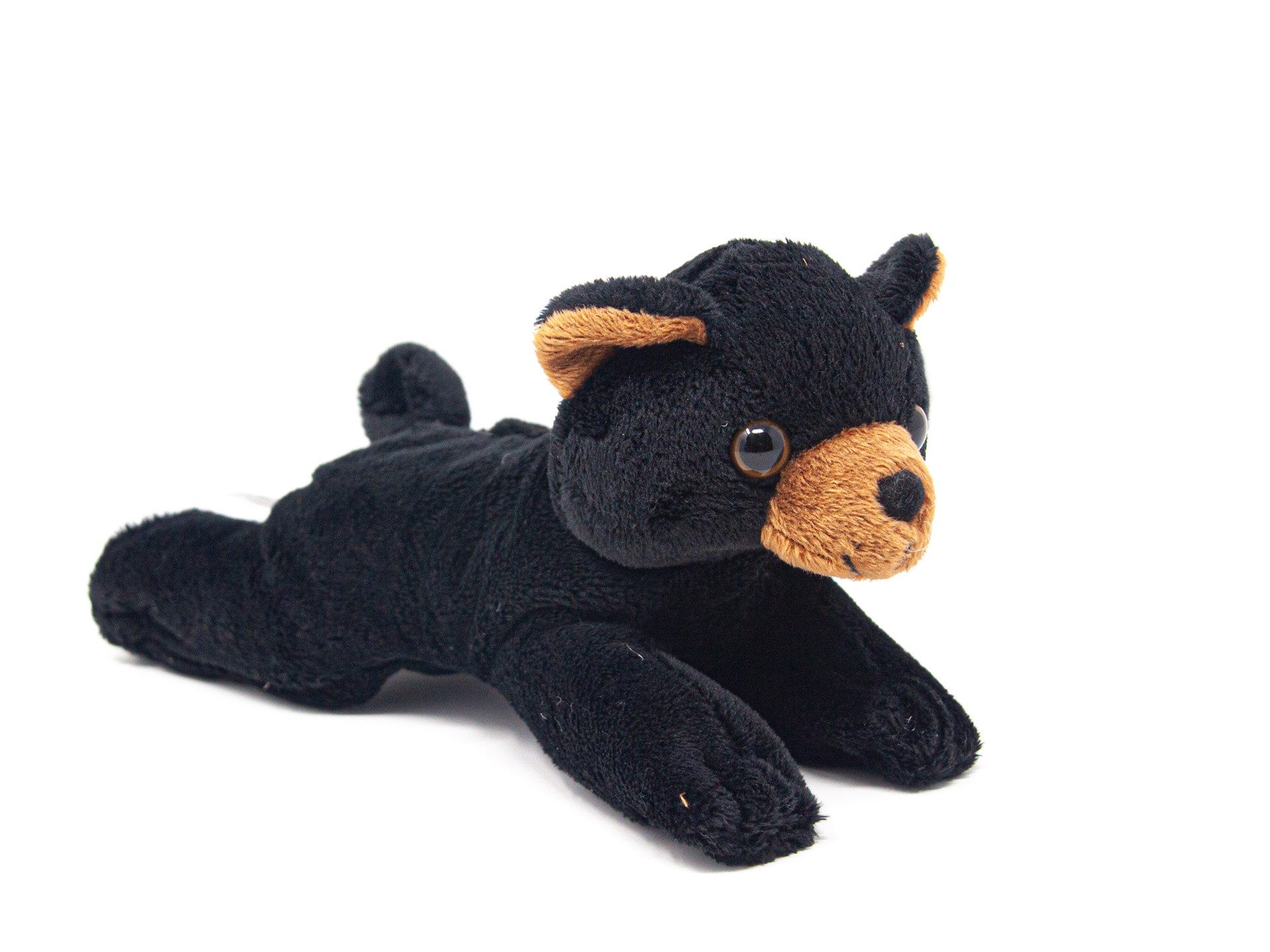 Cornelißen Kuscheltier Cornelissen - Kuscheltier - schwarzer Bär liegend - 17 cm