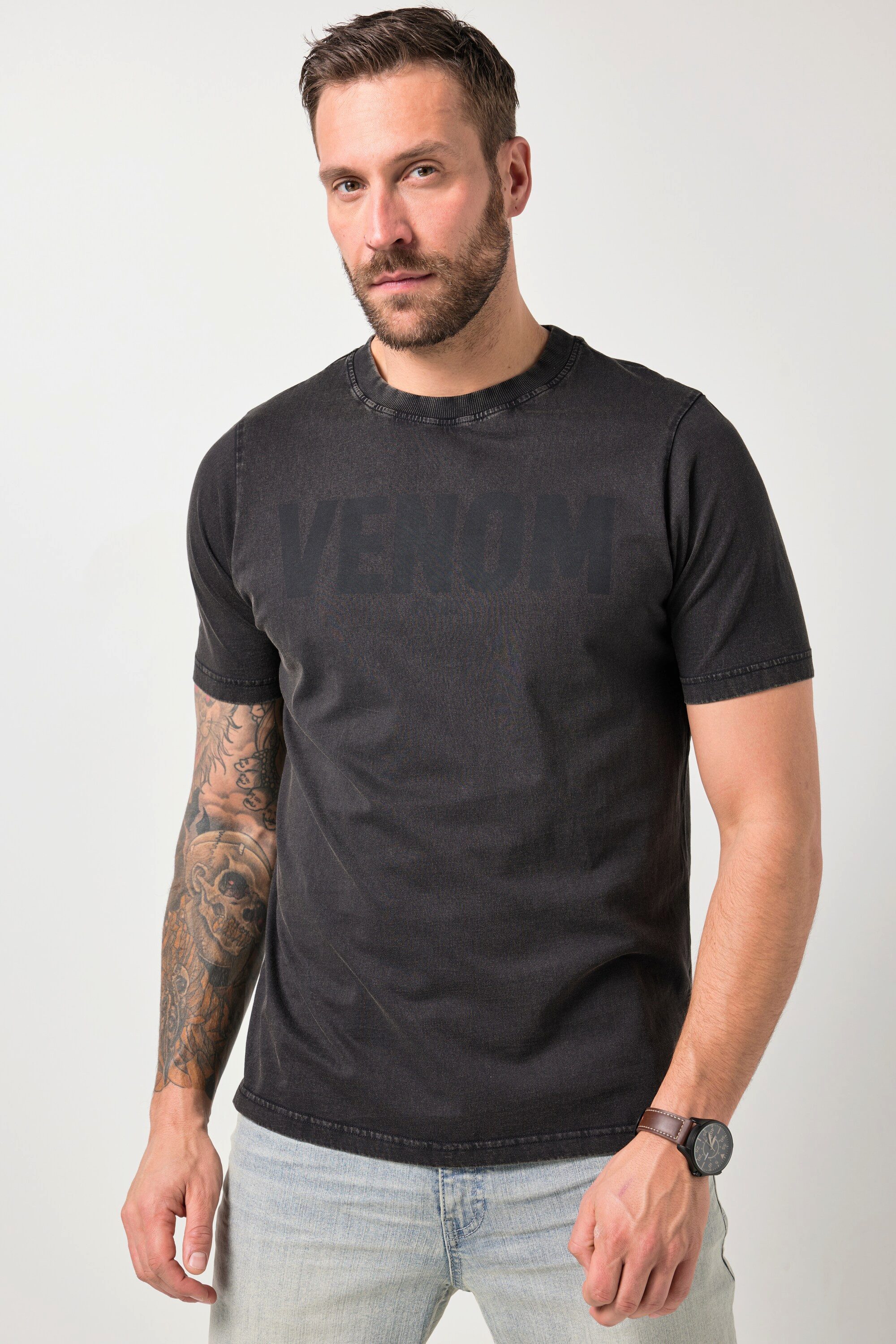 T-Shirt T-Shirt Halbarm Print Vintage Look