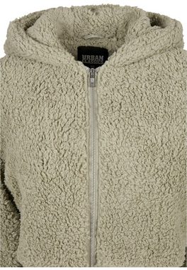 URBAN CLASSICS Allwetterjacke Urban Classics Damen Ladies Short Oversized Sherpa Jacket (1-St)