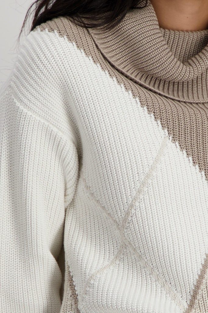 Monari Rundhalspullover