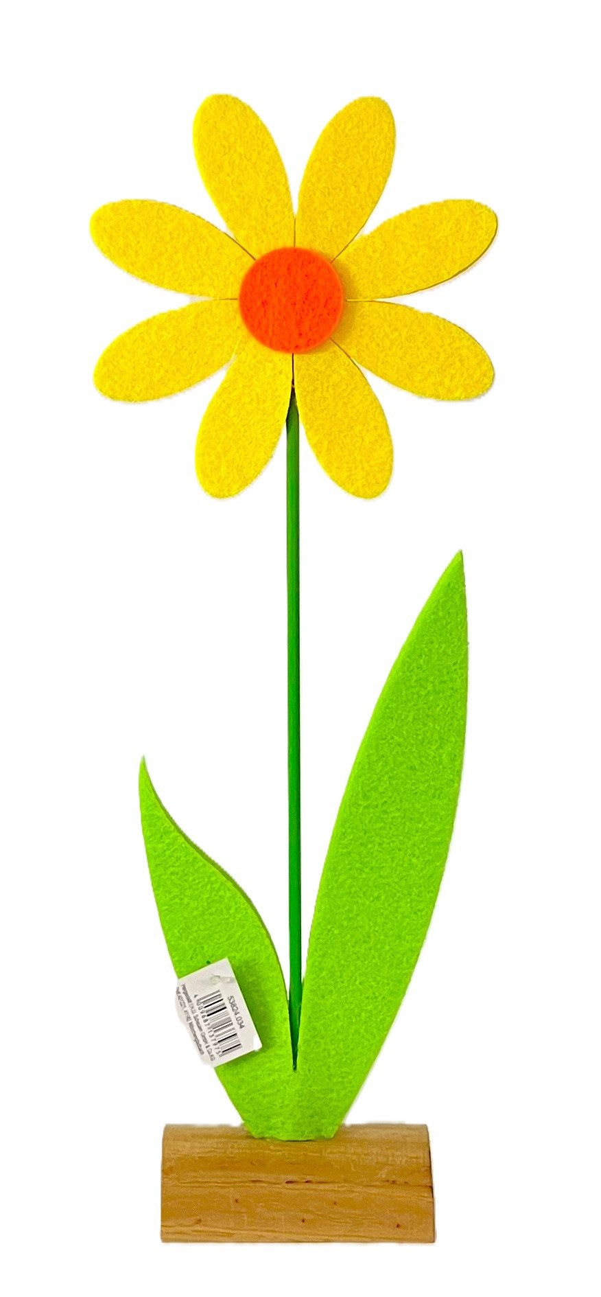 Kunstblume Filzblume Aufsteller Sonnenblume Frühling 33 cm, Scheulen GmbH, Höhe 33 cm