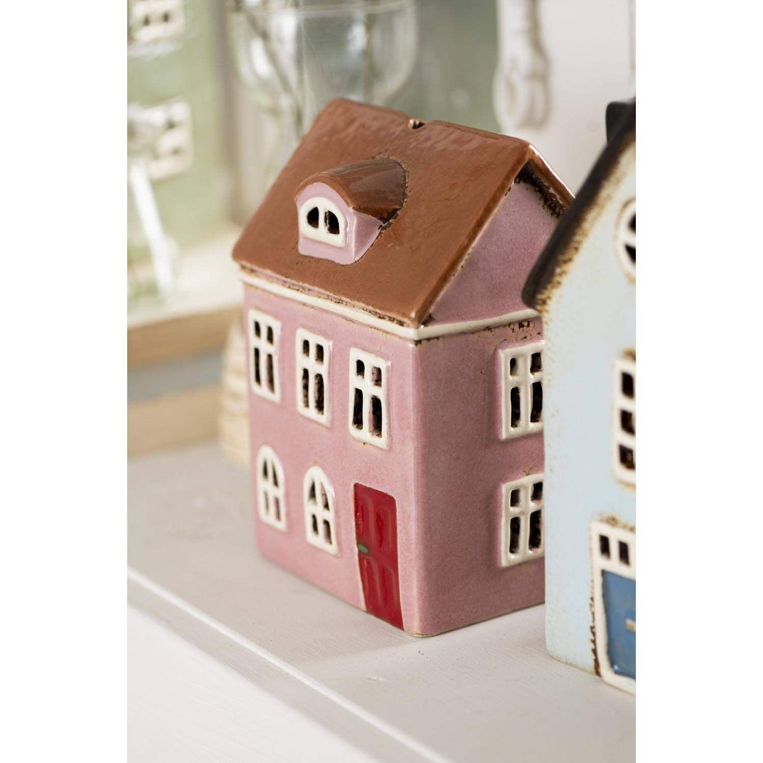 Ib Laursen Kerzenhalter Ib Laursen Haus für Teelicht Nyhavn gerundetes Dach günstig online kaufen