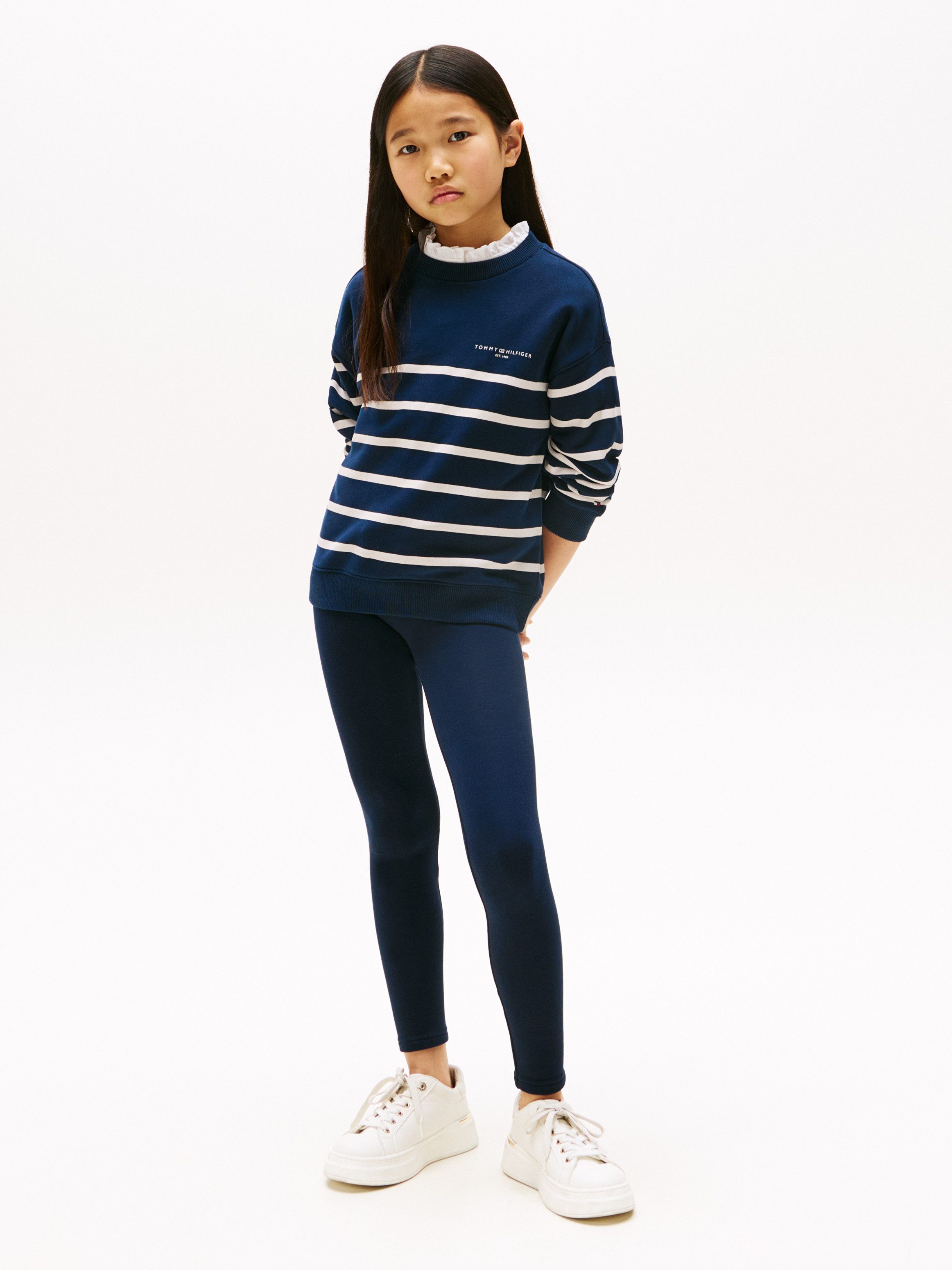 Tommy Hilfiger Leggings LEGGINGS für Kinder bis 16 Jahre, mit Logo-Schriftzug