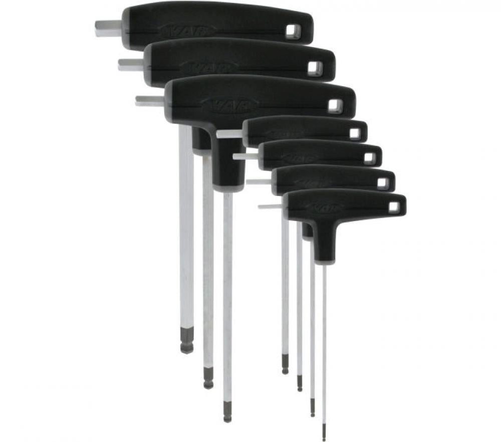 VAR Fahrradwerkzeugset VAR Kugelkopf-Innensechskant-Set CL-18100-02/08, 2 / 2,5 / 3 / 4 / 5