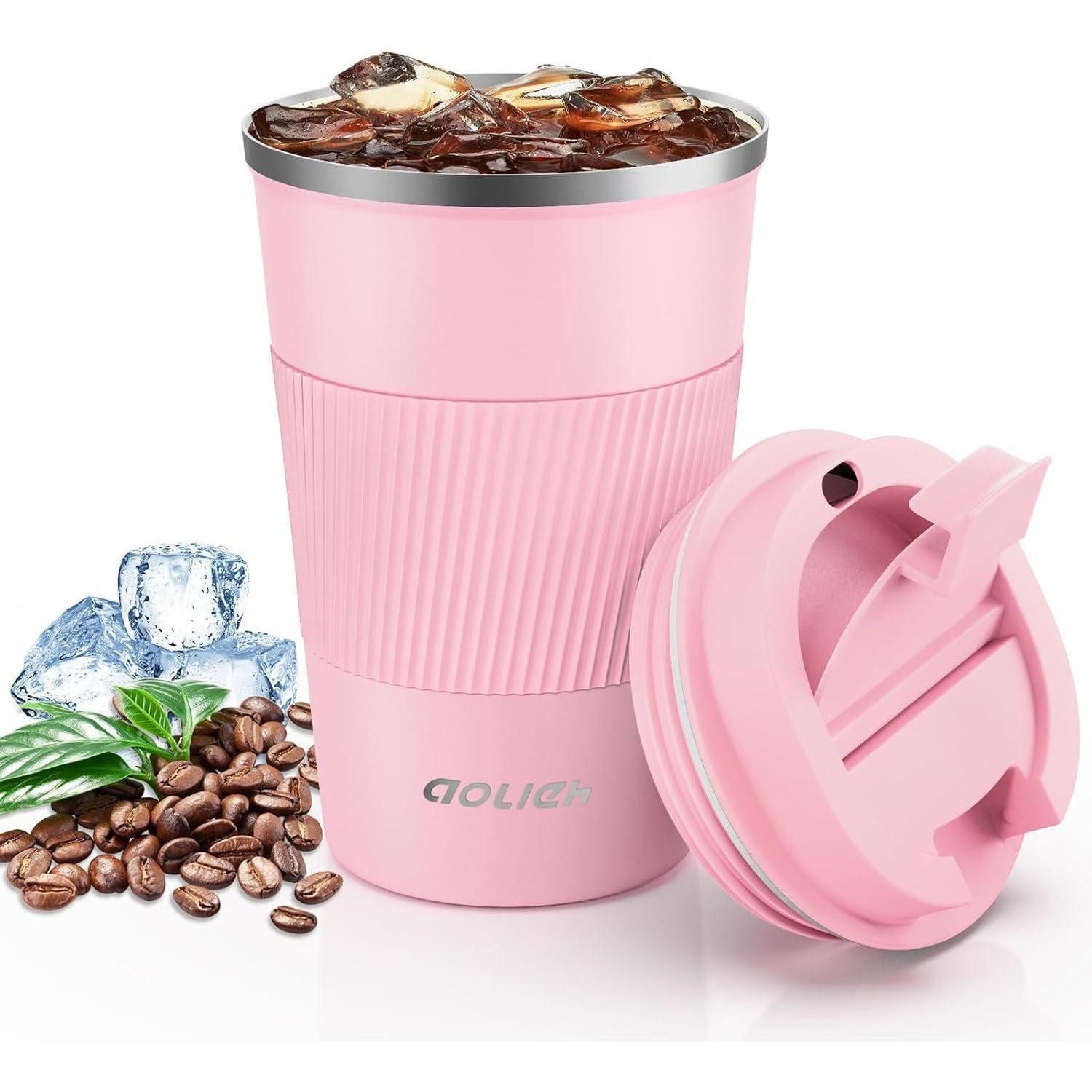 LuxusKollektion Thermobecher Thermobecher Kaffeebecher Auslaufsicher Edelstahl Travel Mug 380ML
