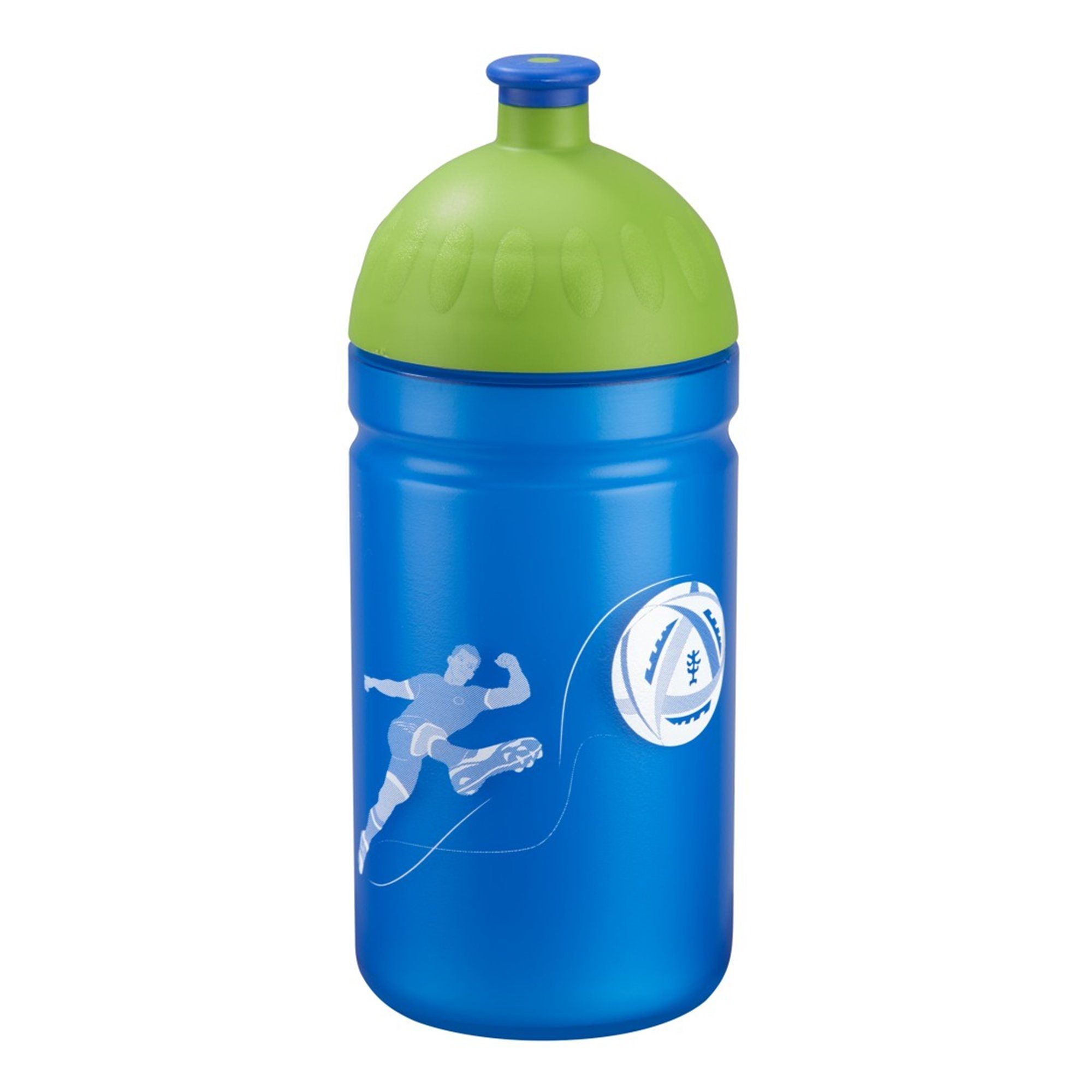 Schule l, Trinkflasche Step Blau by und Step Kindergarten Ben, für Soccer 0,5