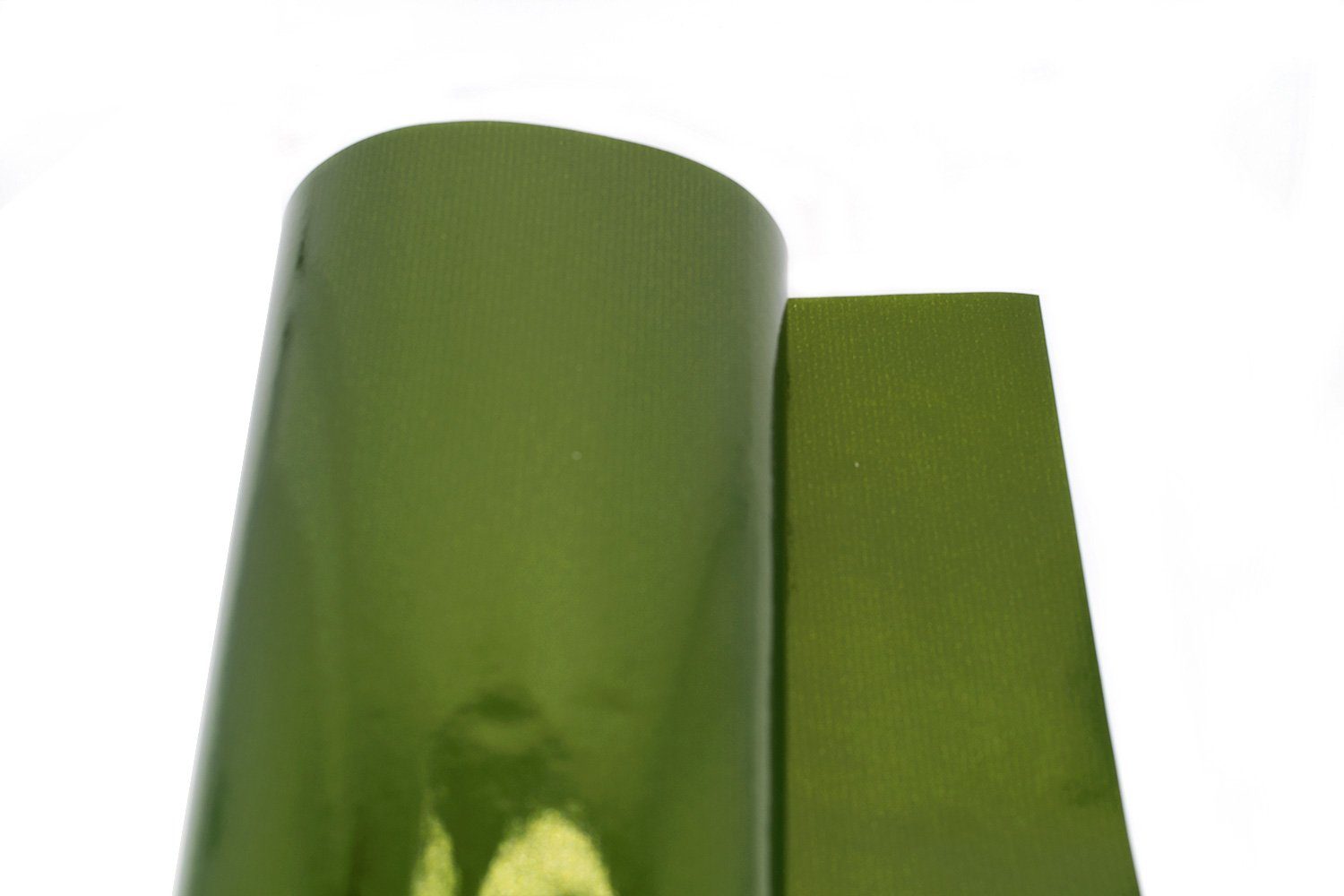 Thumbnail - Star Geschenkpapier, Geschenkpapier Kraftpapier 70cm x 2m Rolle Dunkelgrün metallic
