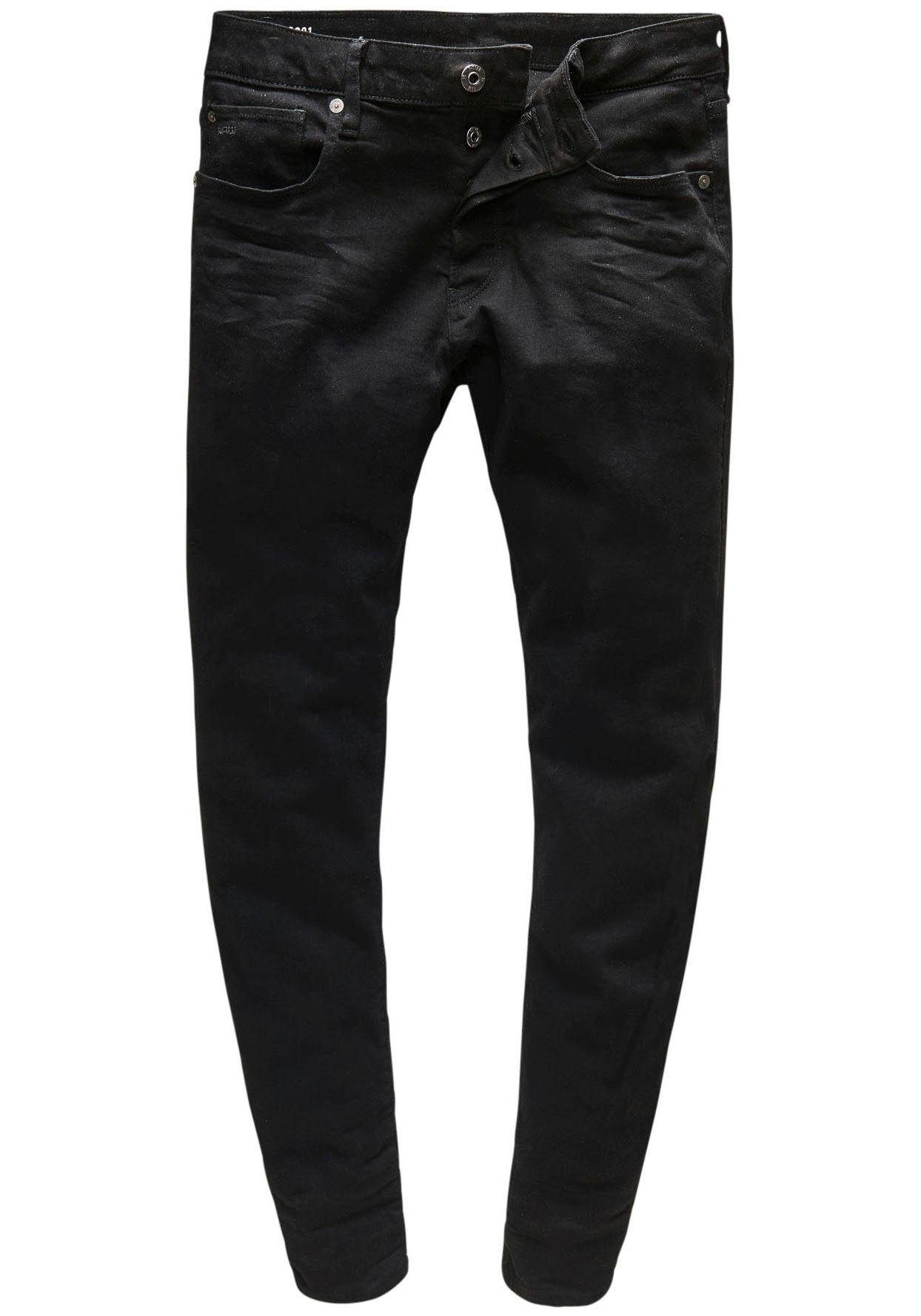 G-STAR Slim-fit-Jeans 3301 Slim mit toller Waschung und Elasthan – Bild 5 von 5