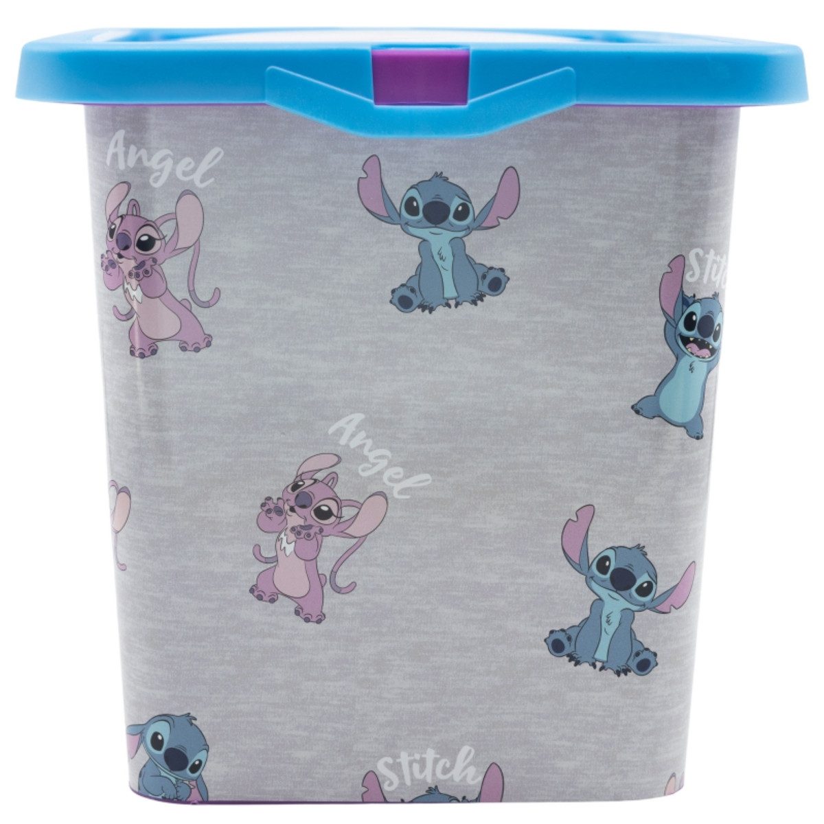 Storline Aufbewahrungsbox Disney Stitch Kinderbox 7 Lt Aufbewahrungsbehälter mit Deckel