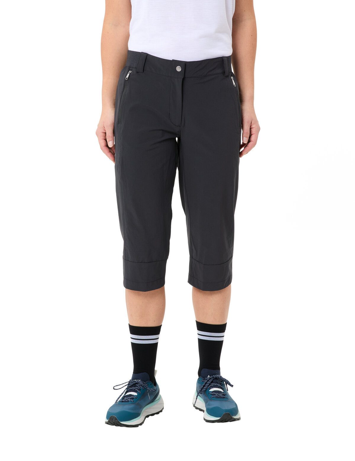 VAUDE Funktionshose Women's Farley Stretch Capri III (1-tlg) schnellstrocknende und strapazierfähige Outdoor-Hose