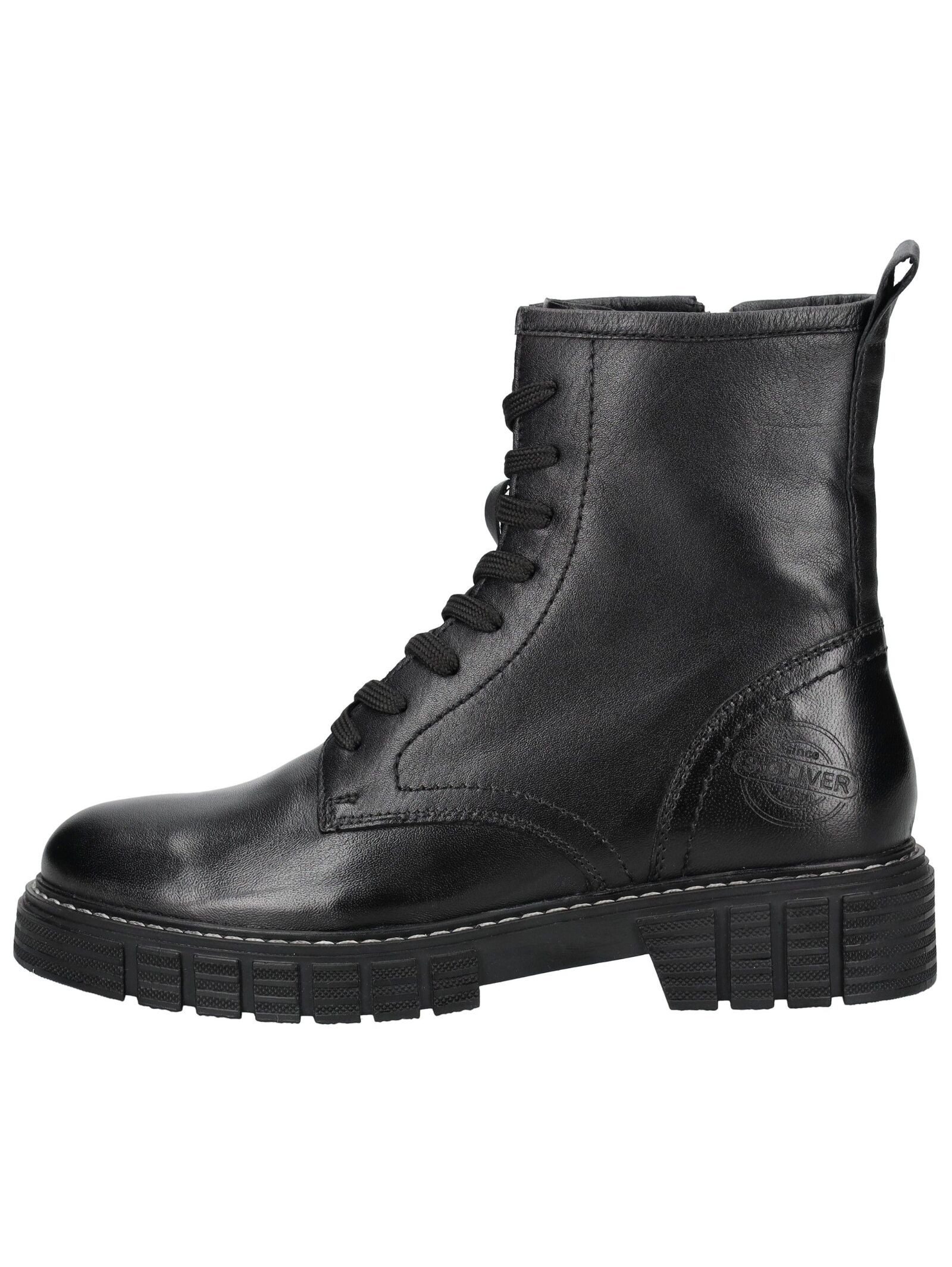 s.Oliver Stiefelette Leder . Schnürstiefelette günstig online kaufen