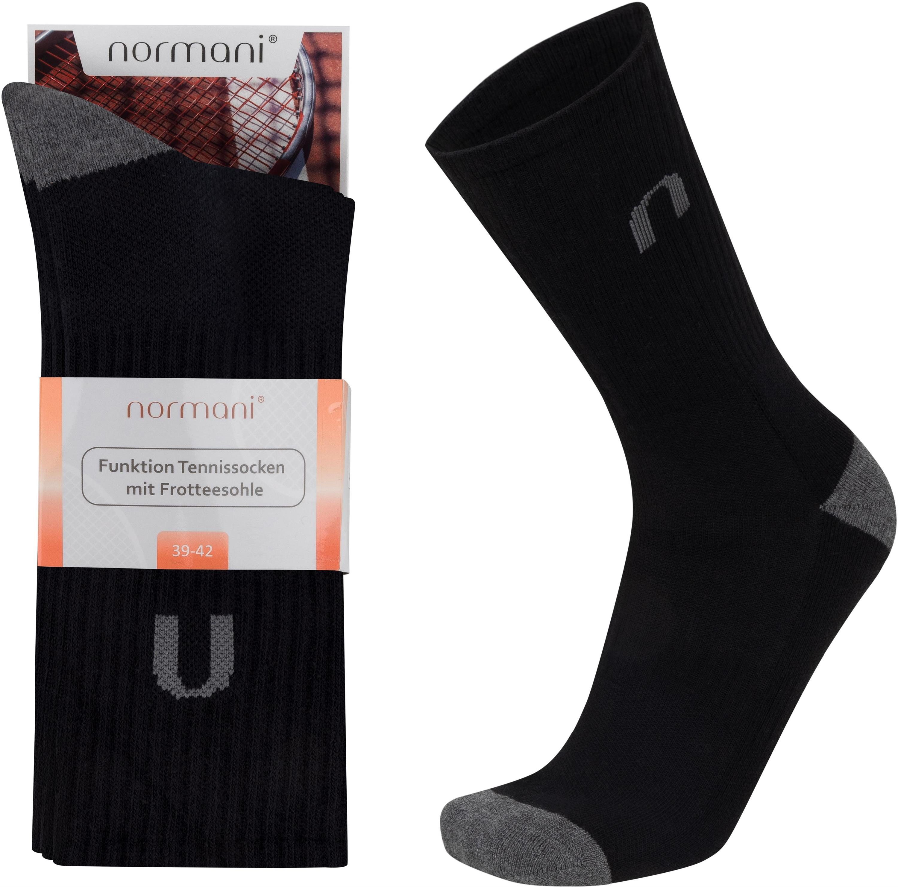Wandersocken 4 Funktions Tennissocken mit Frotteesohle