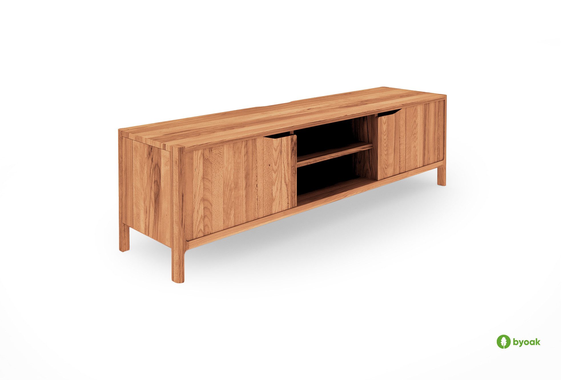 byoak TV-Schrank TWIG aus Massivholz Naturgeölt