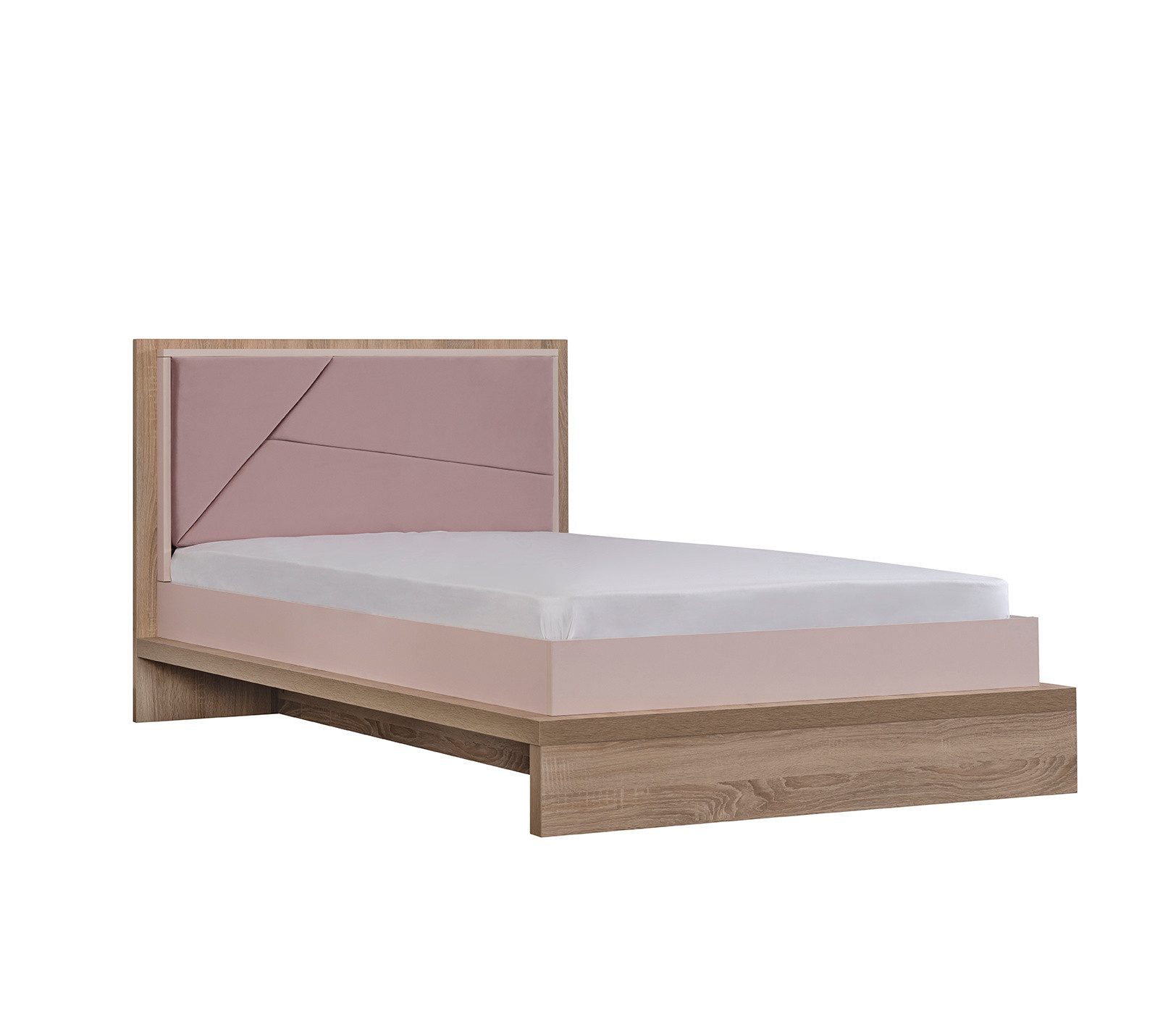 Möbel-Zeit Jugendzimmer-Set CITY Kinderzimmer Set 4-teilig – Pink & Weiß – In 2 Größen wählbar