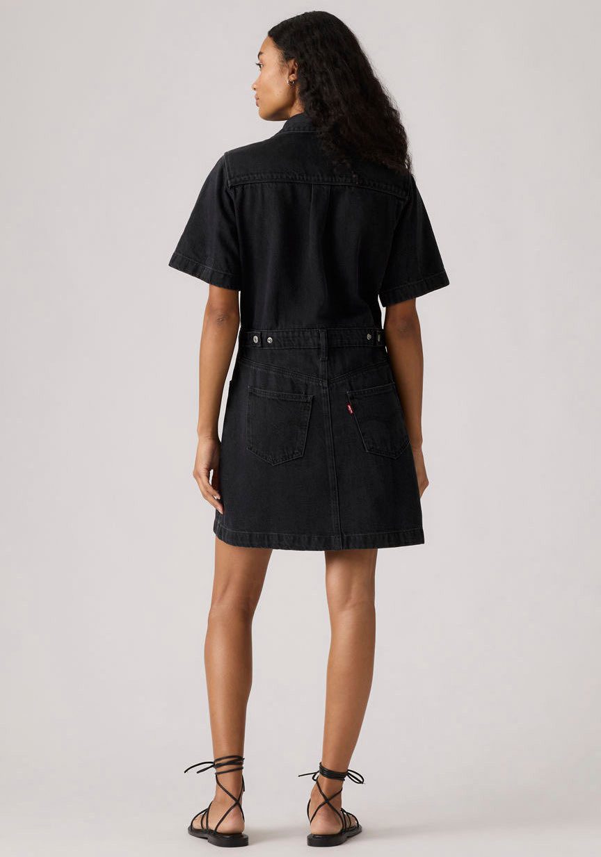 Levi's® Jeanskleid WESTERN DRESS Durchgehender Druckknopfverschluss