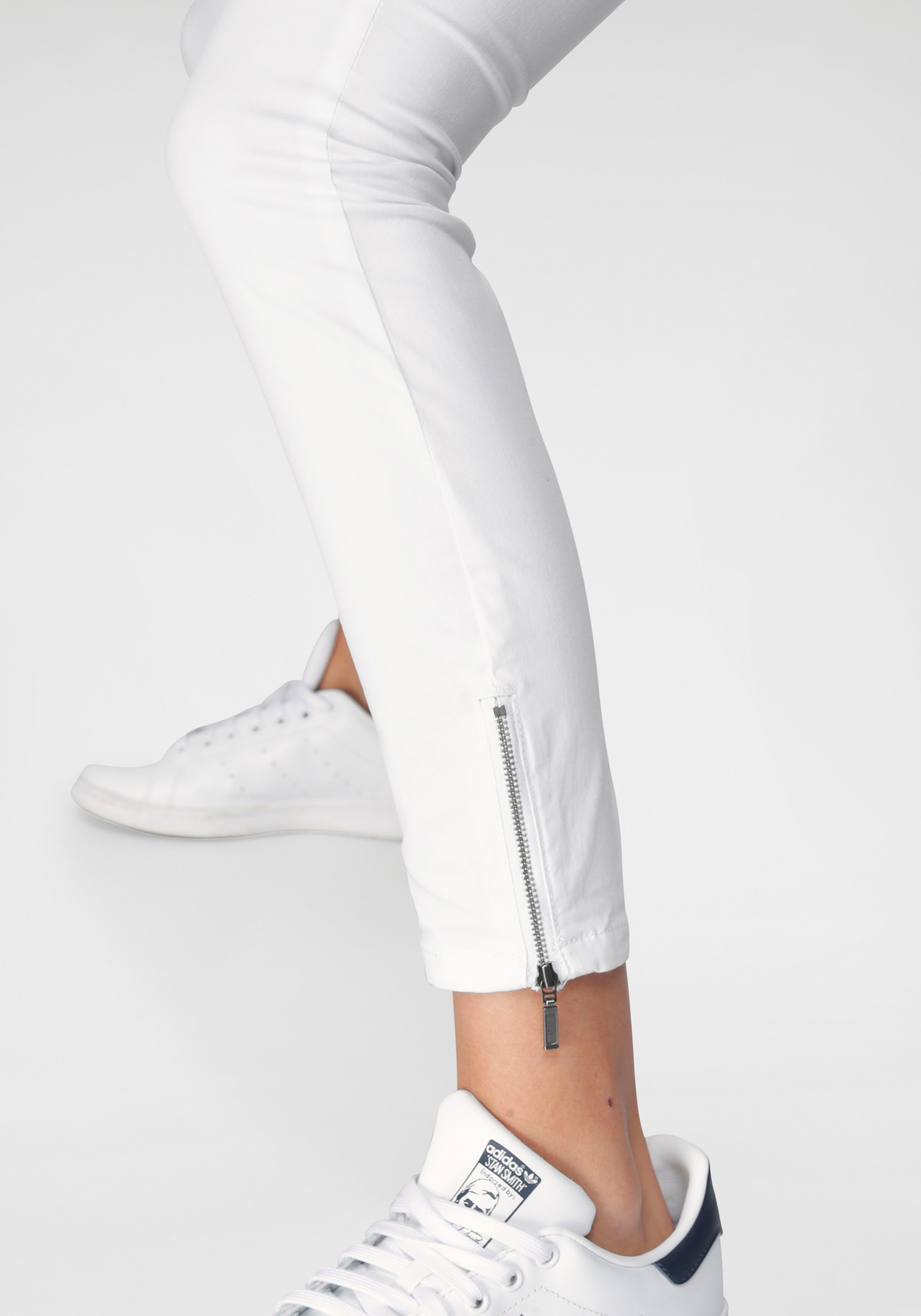 Team weiß Polo Slim-fit-Jeans 5-Pocket-Stil TAILOR TOM im