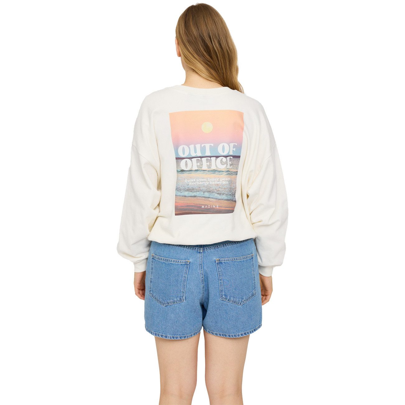 MAZINE Sweatshirt Back Print Sweatshirt Back günstig online kaufen