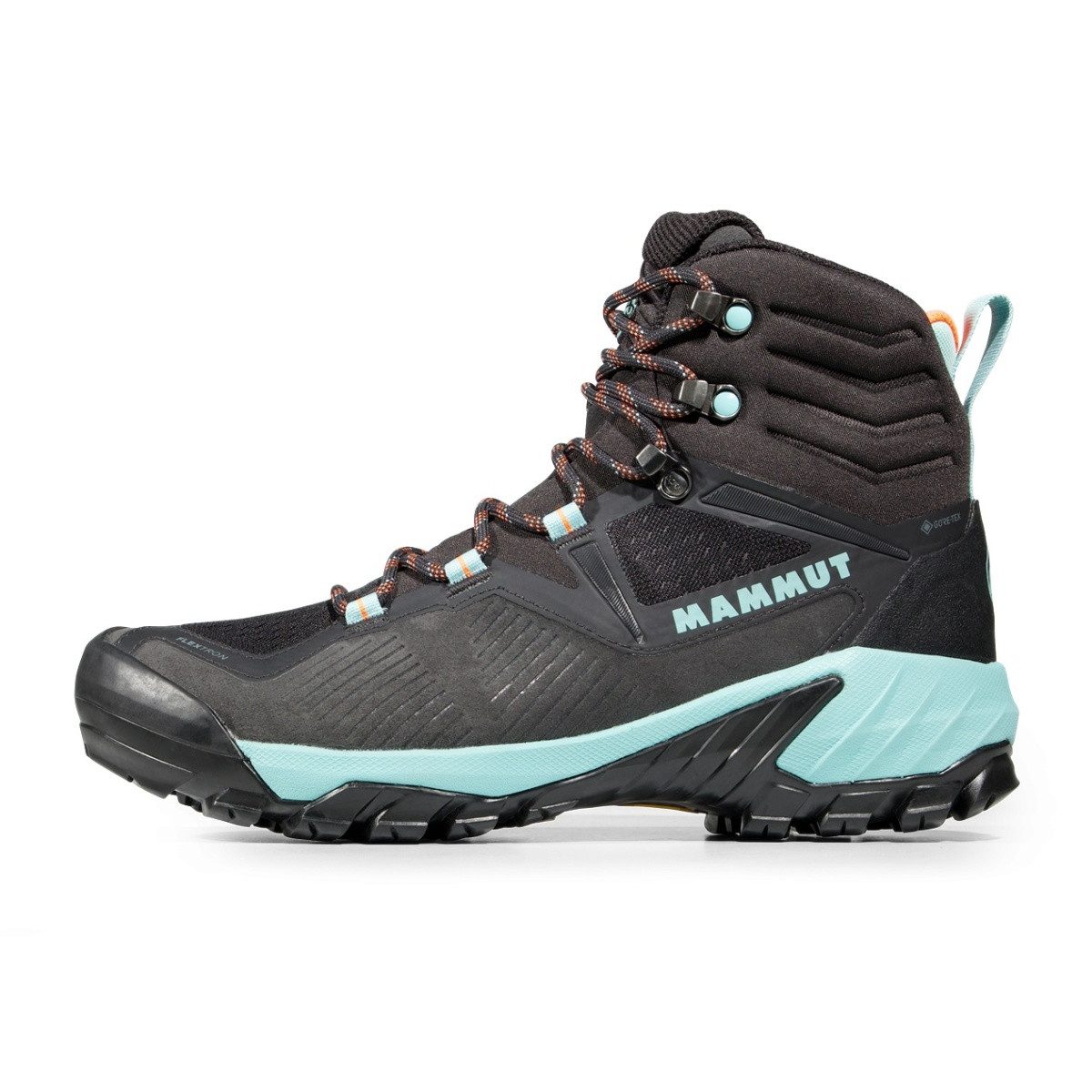 Sapuen High GTX (Veloursleder, wasserdicht) schwarz/frostyblau Damen Wanderschuh