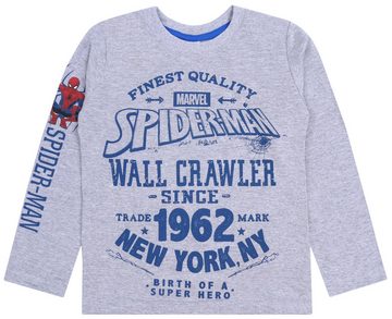 Sarcia.eu Pyjama Grau-blaues Jungenpyjama Spiderman MARVEL 7-8 Jahre