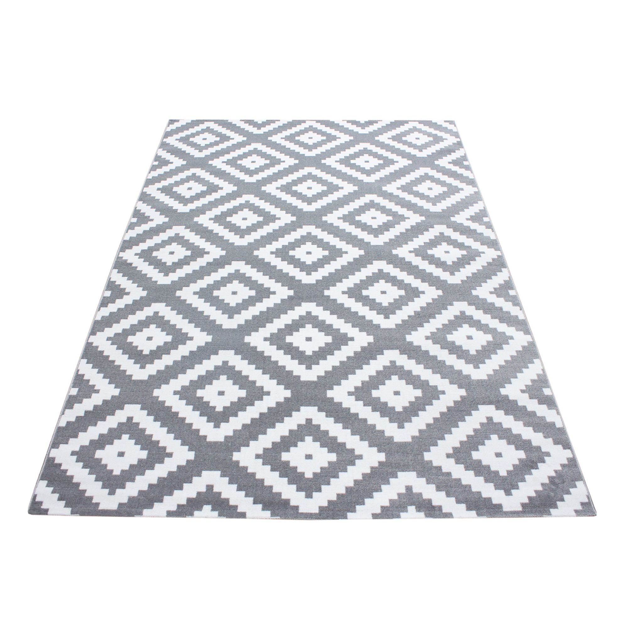 SIMPEX24 Designteppich Geometrisch Design, Läufer, Höhe: günstig online kaufen