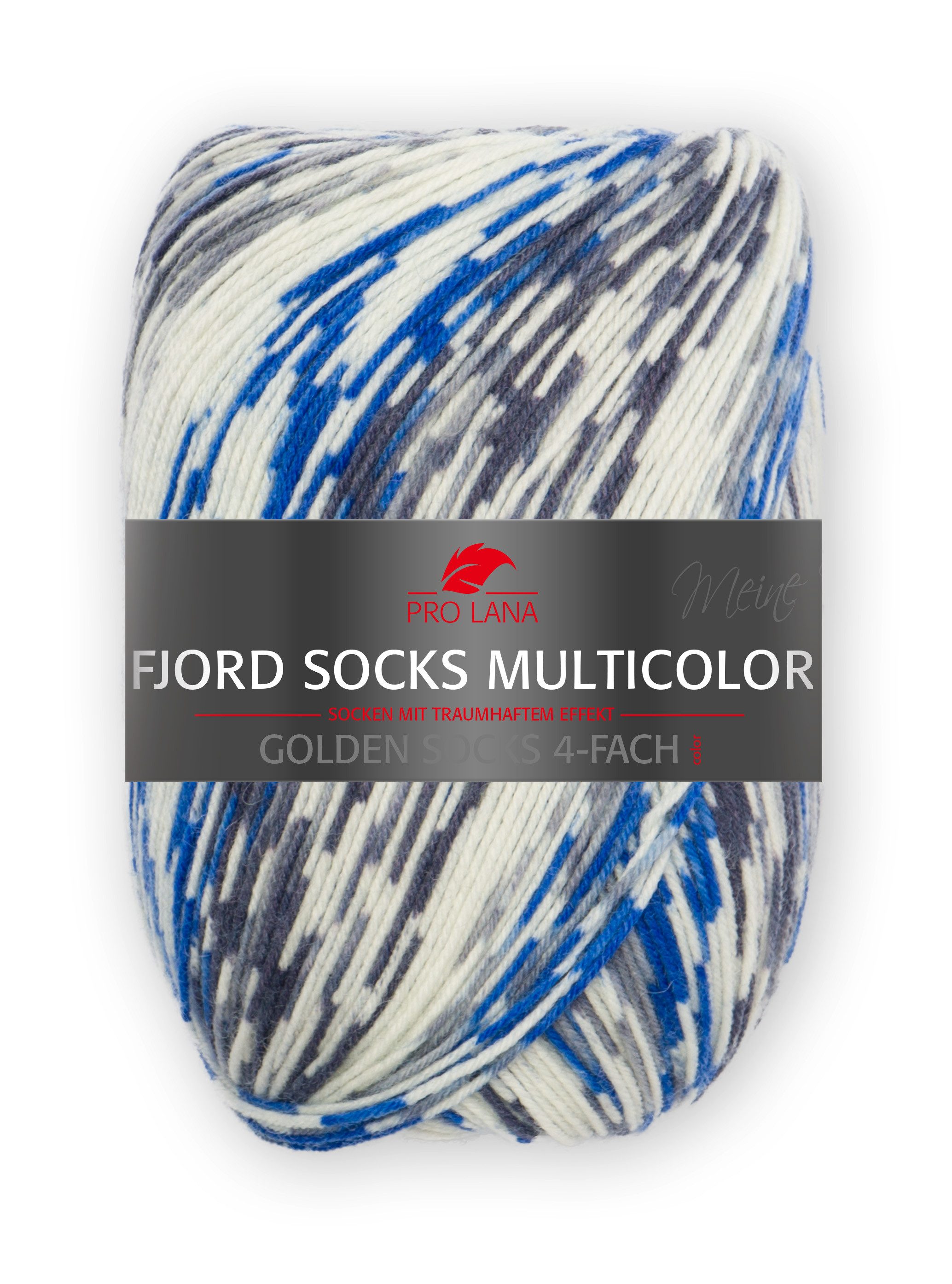 Pro Lana 100g Fjord Socks Multicolor Effektgarn, 420,00 m