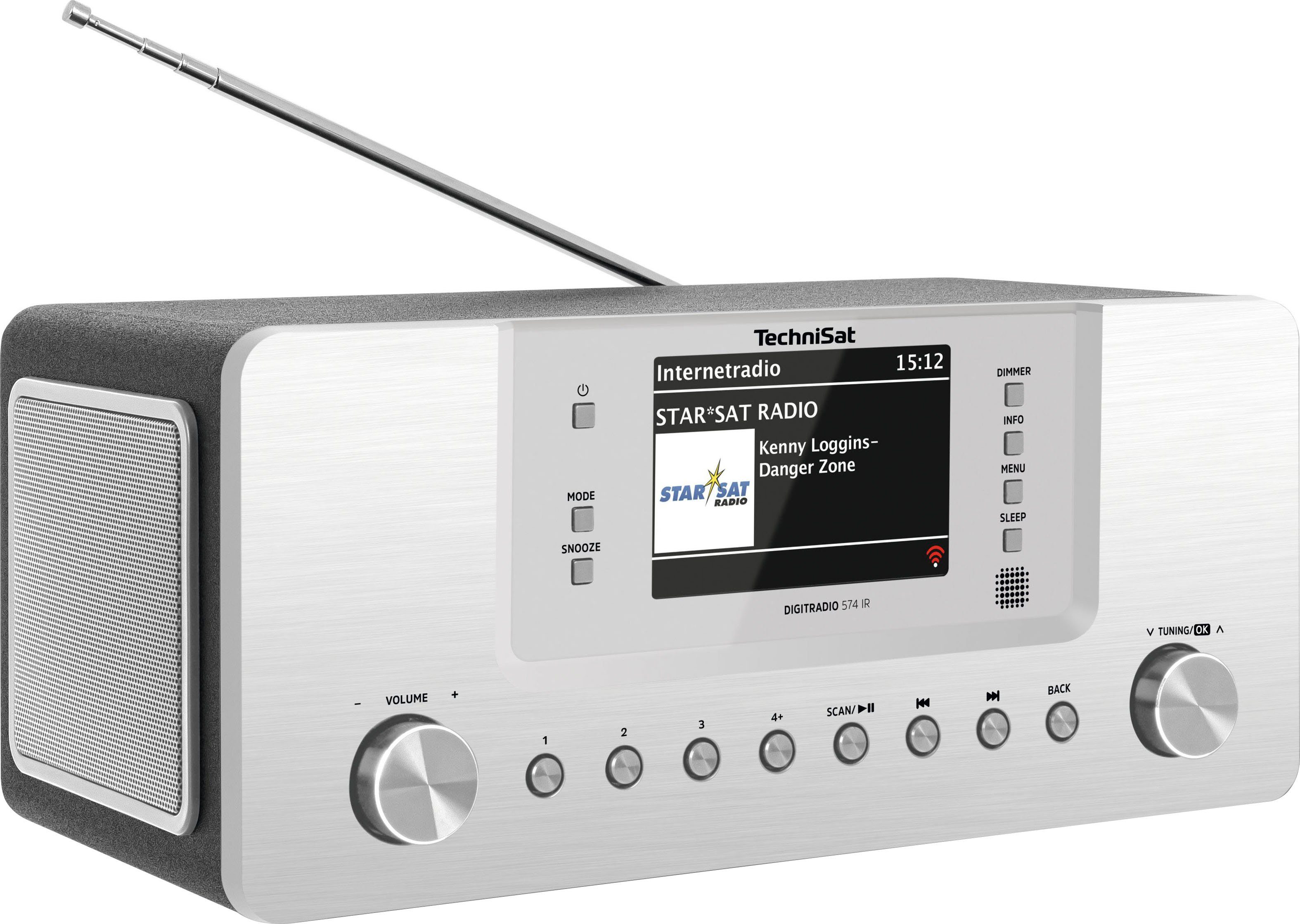 TechniSat DIGITRADIO 574 IR Radio (Digitalradio (DAB), Internetradio, UKW mit RDS, 10 W)