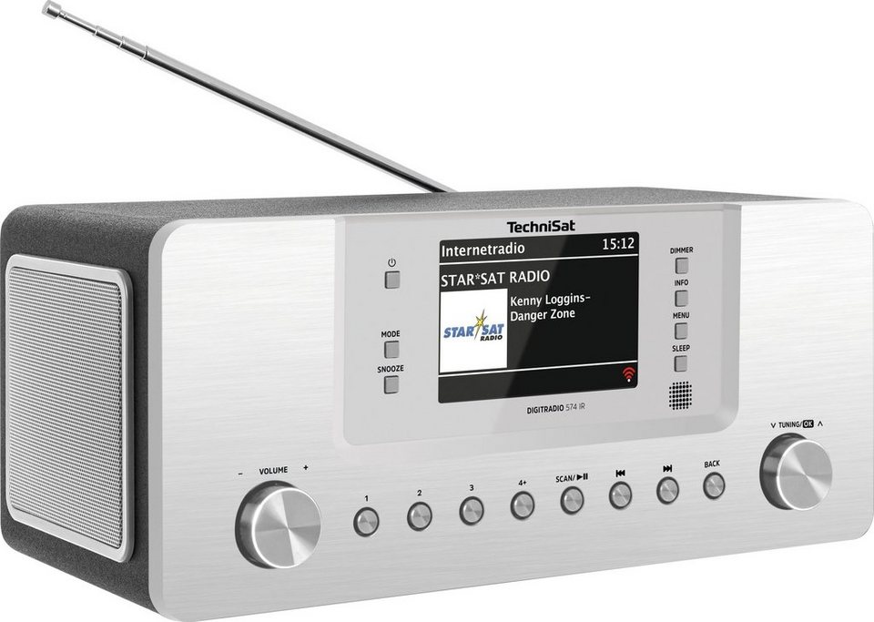 TechniSat DIGITRADIO 574 IR Radio (Digitalradio (DAB), Internetradio, UKW  mit RDS, 10 W)