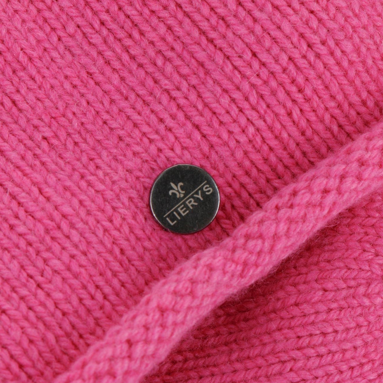 Lierys Beanie (1-St) Merinomütze Oversize, Made in Germany pink