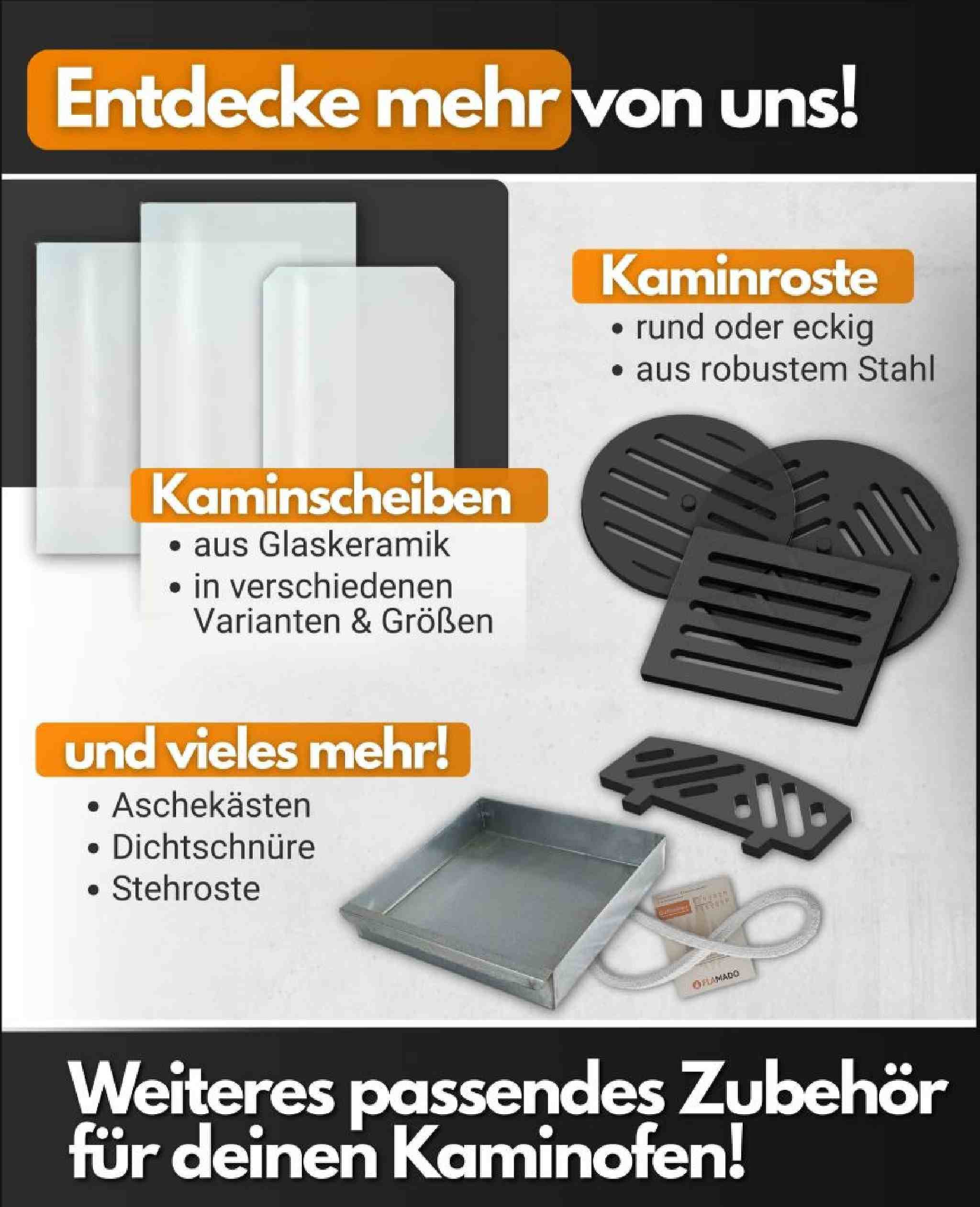 Feuerfest 123 GmbH Grillrost Kaminrost / Ascherost Ø 200x10mm passend für Olsberg Niborg**
