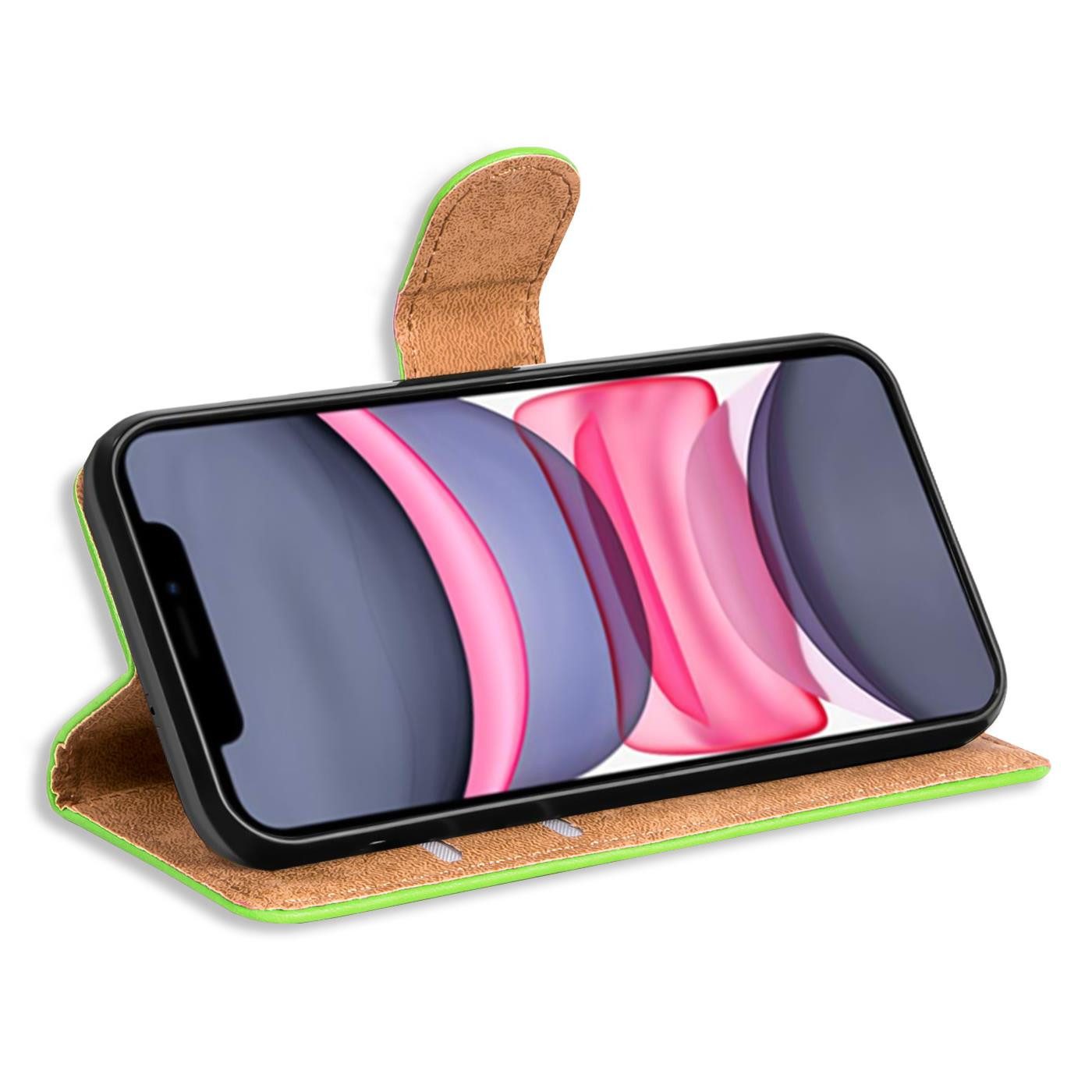 CoolGadget Handyhülle Wallet Klapp Tasche Book Case für Apple iPhone 11 Pro Max 6,5 Zoll, Hülle Klapphülle Flip Cover Etui Schutzhülle