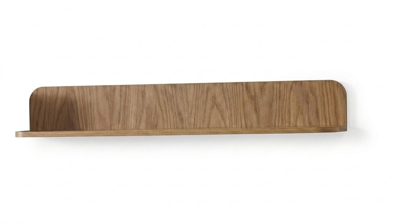 Xlmoebel Wandregal Wandregal Stil modern braun Wohnzimmer bequem komfortabel, 1-tlg.
