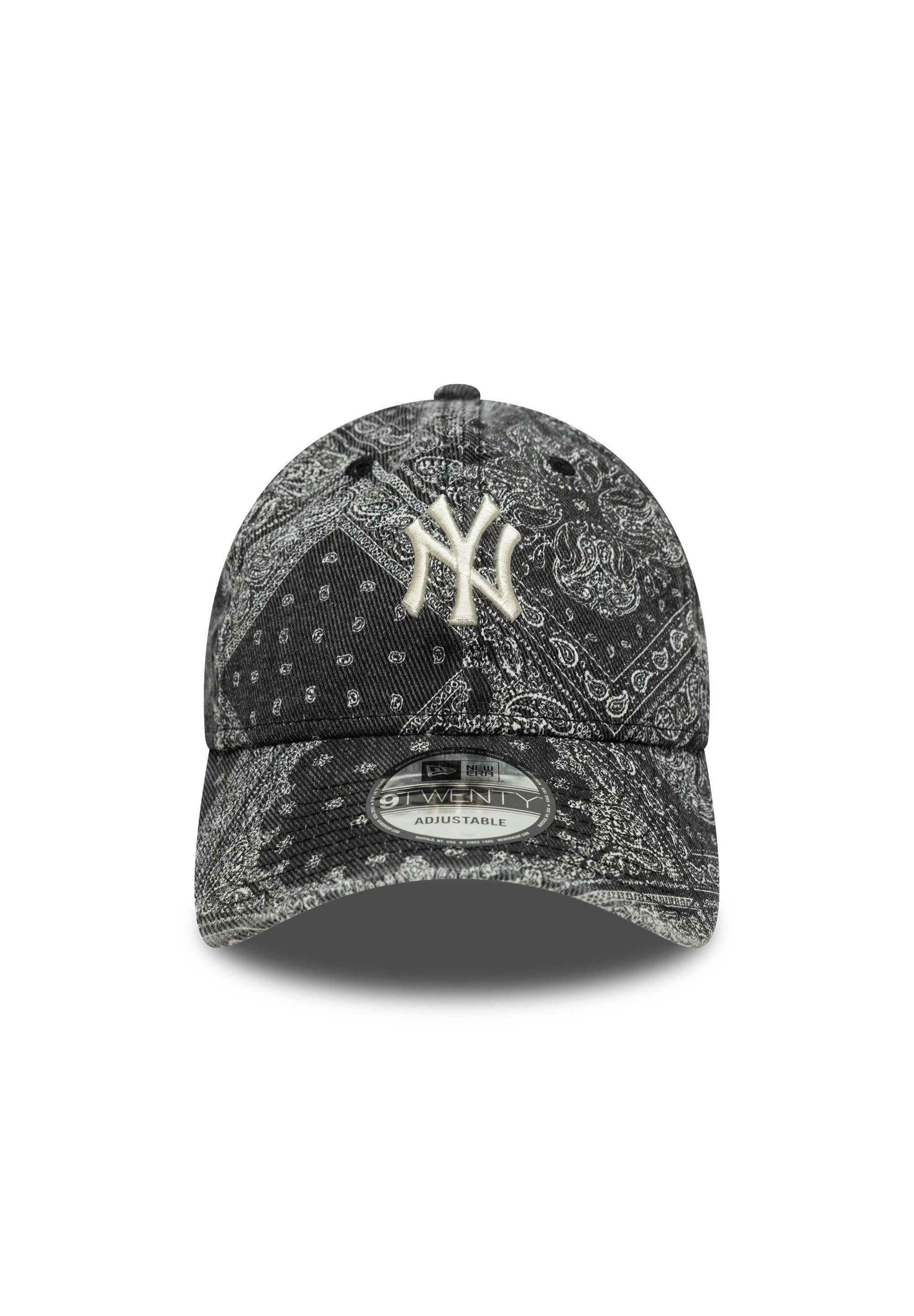 New Era Baseball Cap New York Yankees New Era MLB Washed Paisley 9Twenty Cap Schwarz (1-St)