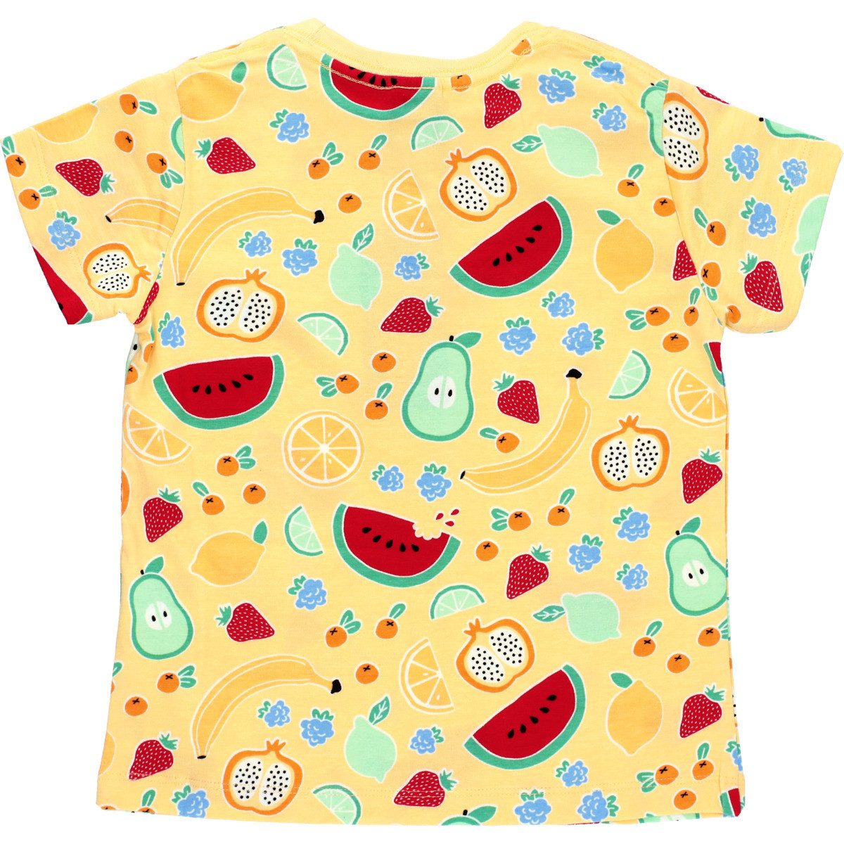 Villervalla T-Shirt Früchte Unisex Kinder (1-tlg) Shirt, Oberteil, Leibchen, Funktionsshirt, Shortsleeve Shirt