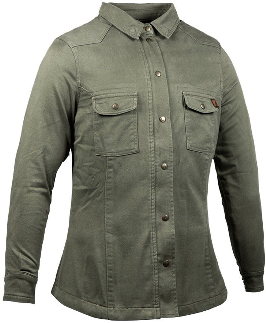 Hemd John Motoshirt Olive Doe Motorrad Motorradjacke Damen XTM