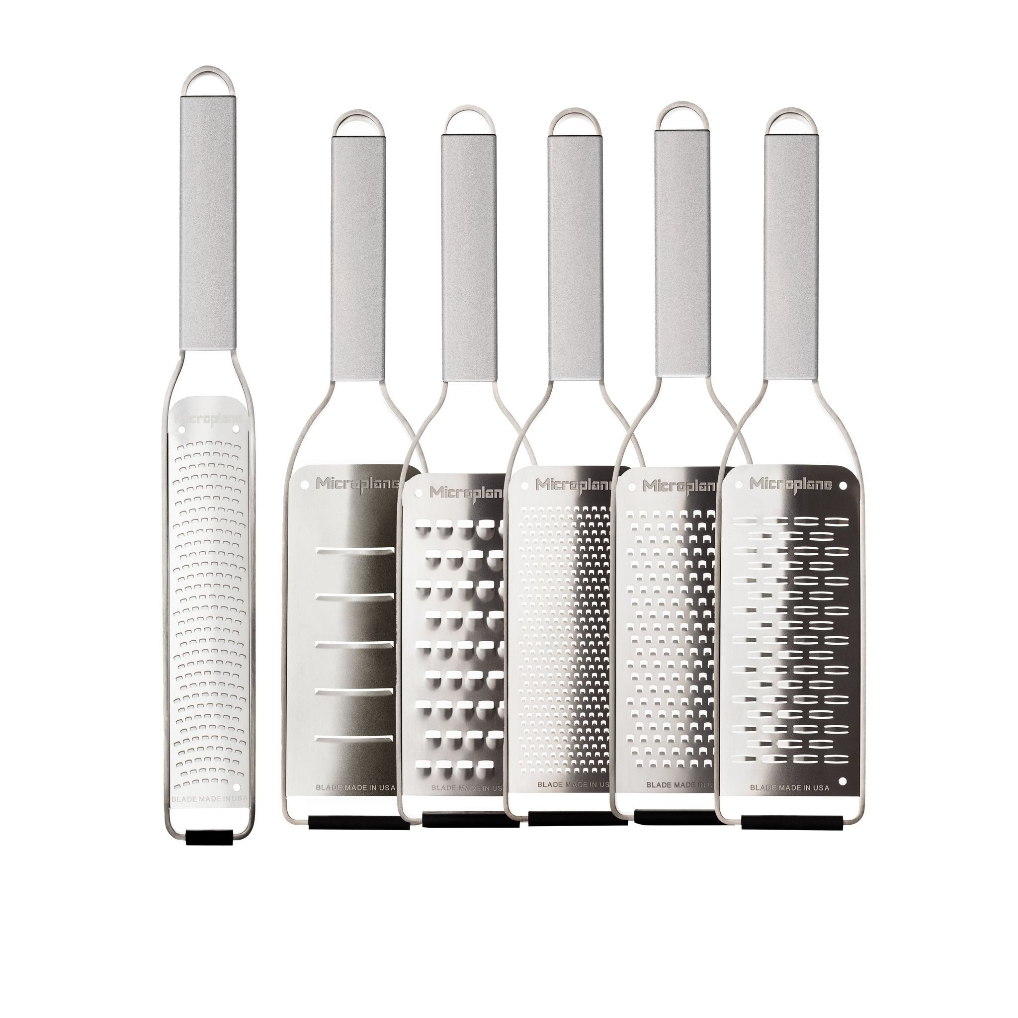 Microplane Küchenreibe Professional Serie 6 teiliges Reiben Set