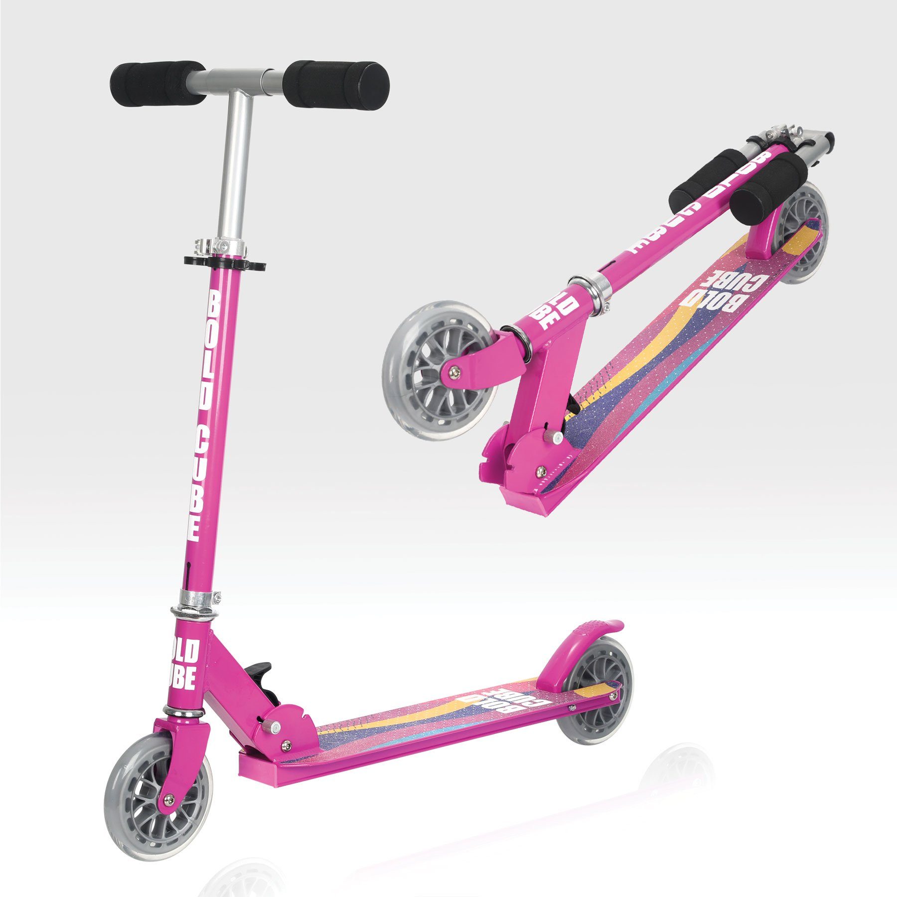 BOLDCUBE Scooter Purple 2-Rad Scooter