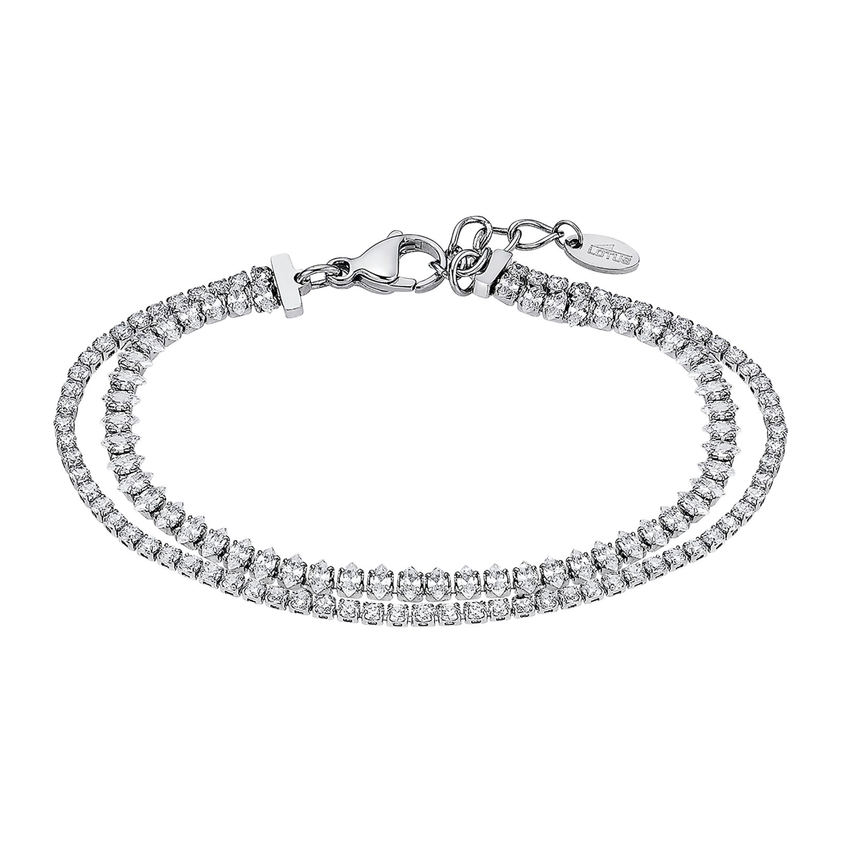 Lotus Armband Ionic, mit Glasstein