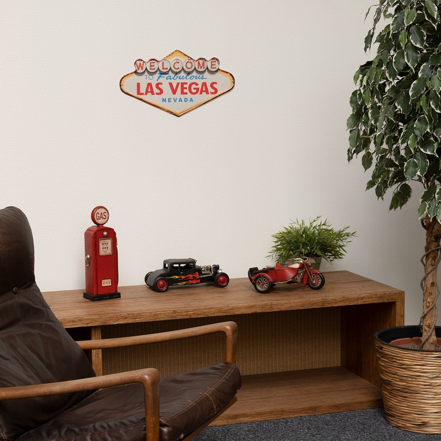 Moritz Metallschild Blechschild Welcome Las Vegas Nevada, Vintage Retro Dek günstig online kaufen