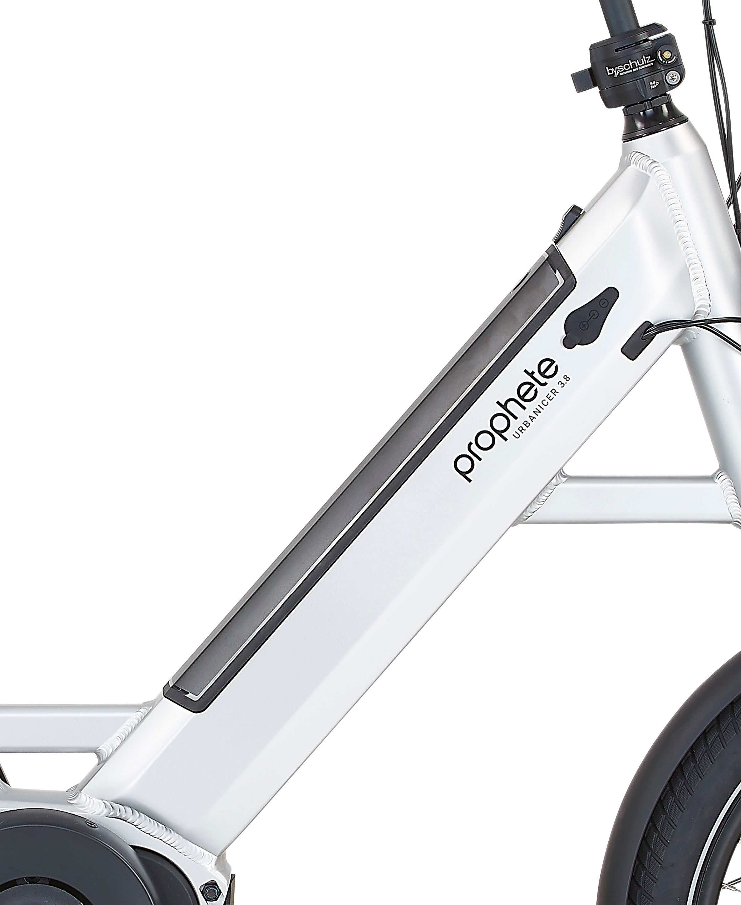 Prophete E-Bike Urbanbike Urbanicer 3.8, 7-speed Shimano Nexus derailleur, hub gears, mid-drive motor, 360 Wh, pedelec, electric bicycle for women and men