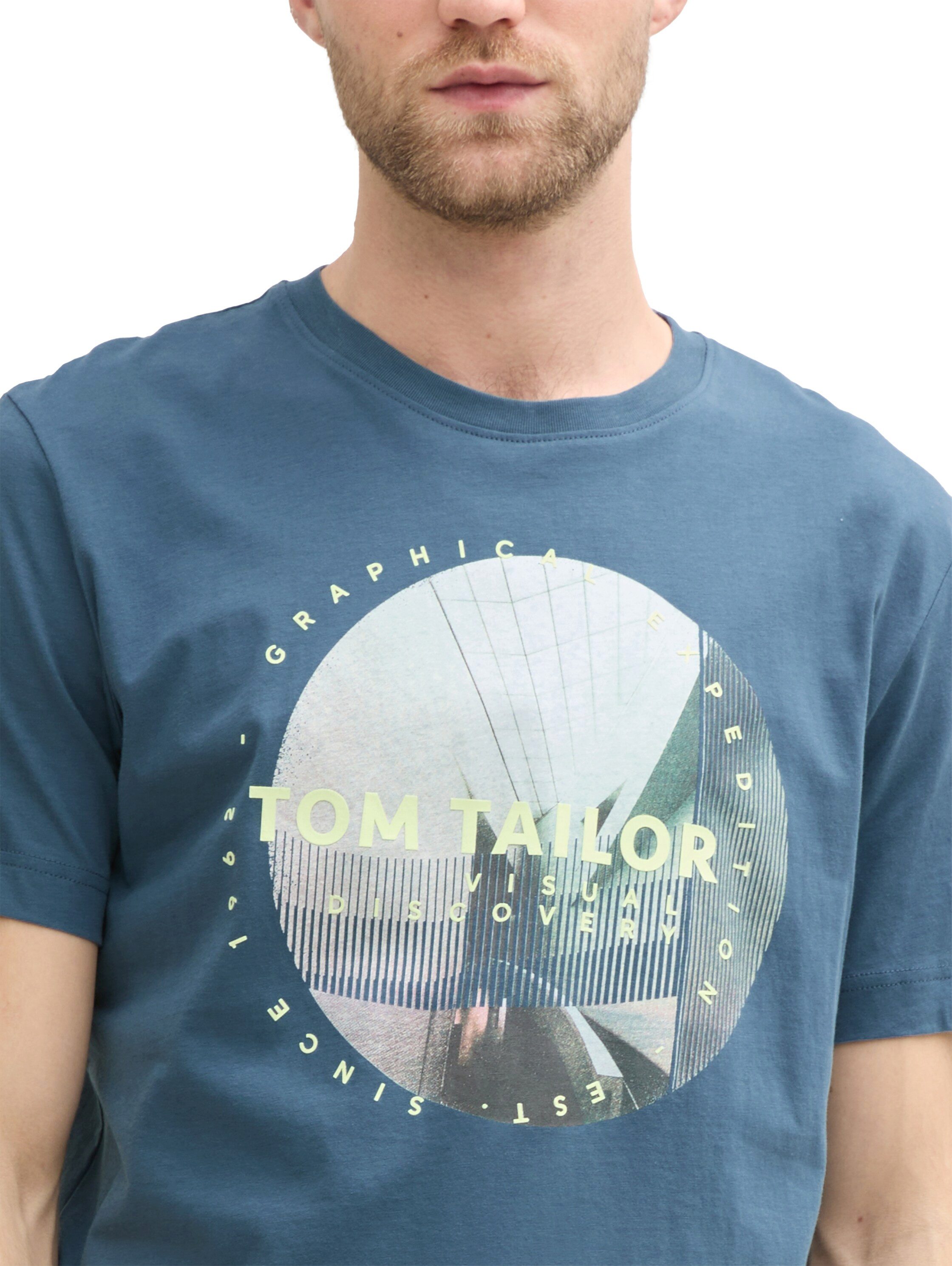 TOM TAILOR T-Shirt mit Foto-Print
