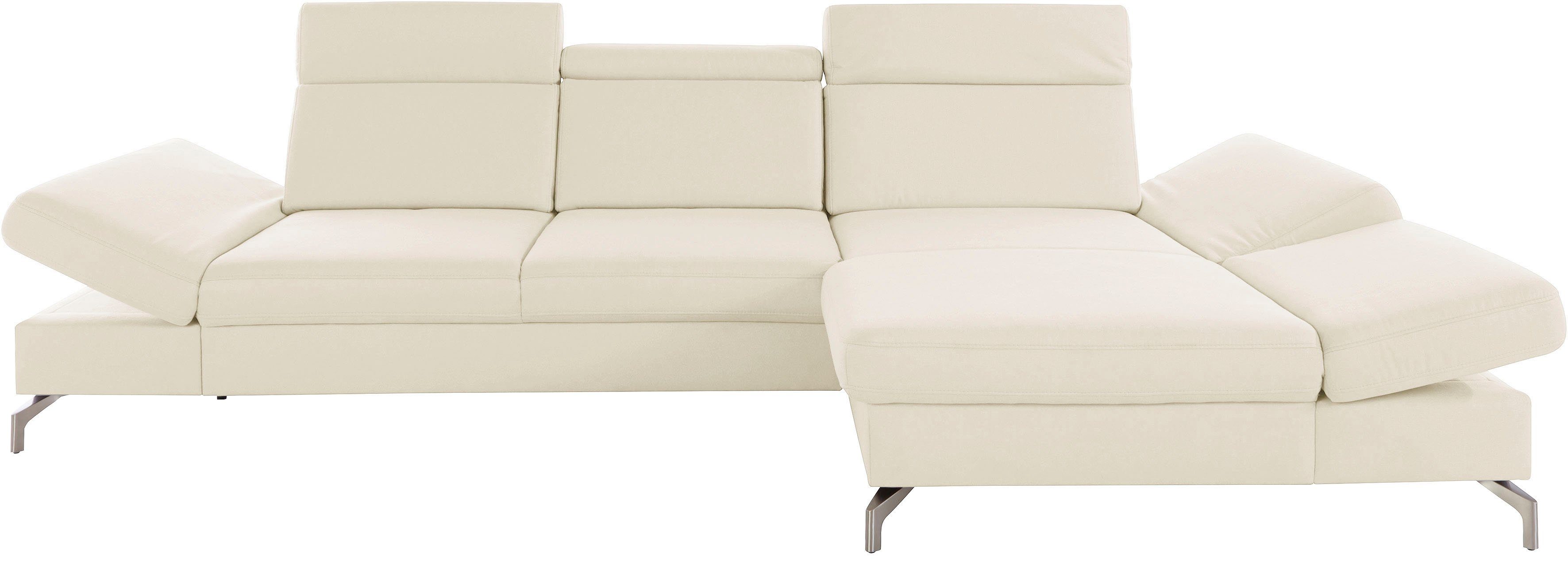 sit&more Ecksofa Brisbane L-Form, Fußhöhe 12 günstig online kaufen
