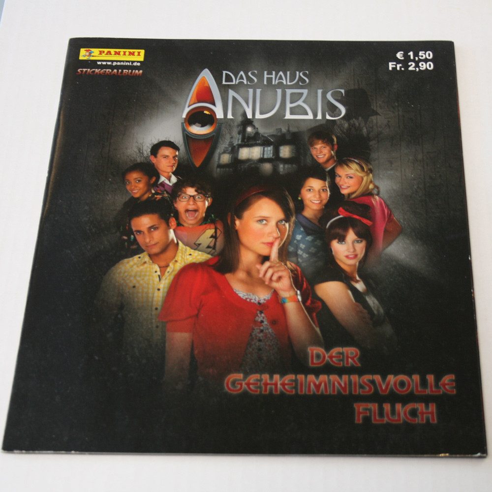 Panini Bücher-Adventskalender das Haus Anubis, der geheimnisvolle Fluch - Sammelsticker - Album