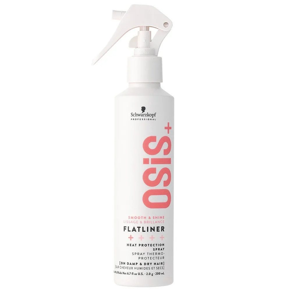 Schwarzkopf Professional Haarstyling-Liquid Schwarzkopf Professional OSiS+ Flatliner 200 ml Hitzeschutz, 1-tlg., Haargel - Paste