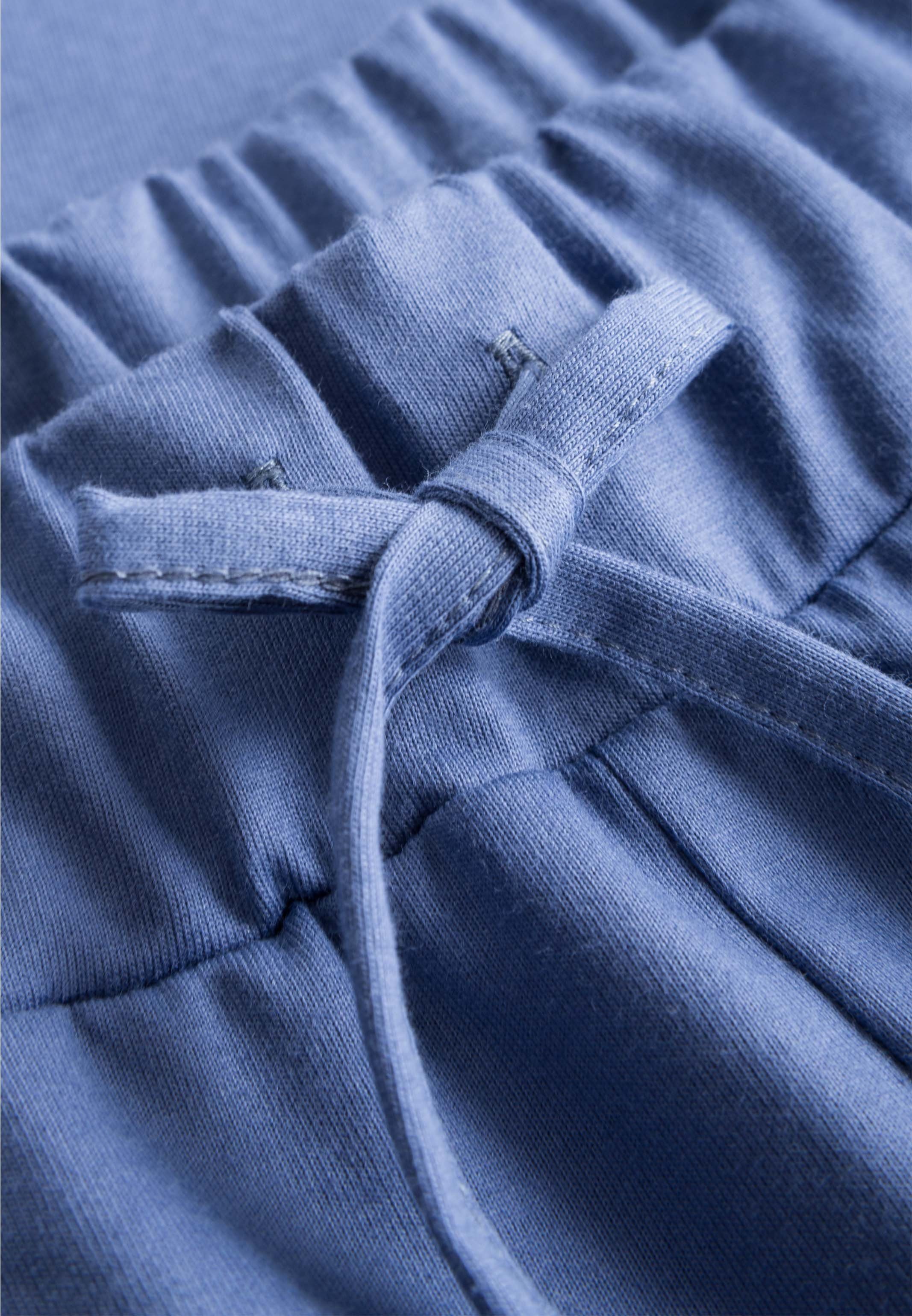 Denim Mix mit & Schlafanzug-Hose Gummibund (1-tlg) Match Basic Schlafhose - - Rösch Baumwolle Pyjamahose