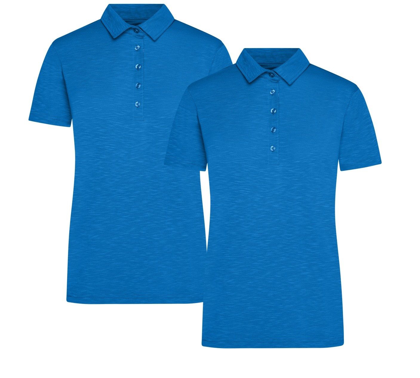 James & Nicholson Poloshirt Doppelpack Damen Funktionspolo für Freizeit und Sport Polo JN751 (Doppelpack, 2er-Pack) Atmungsaktiv und feuchtigkeitsregulierend, schnelltrocknend