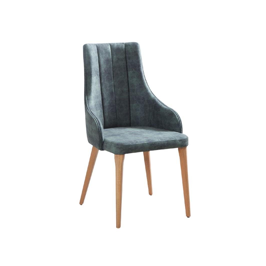 Massiv Lehn Design Esszimmer Echtes Stuhl, Luxus JVmoebel Stühle Sitz Polster Stuhl