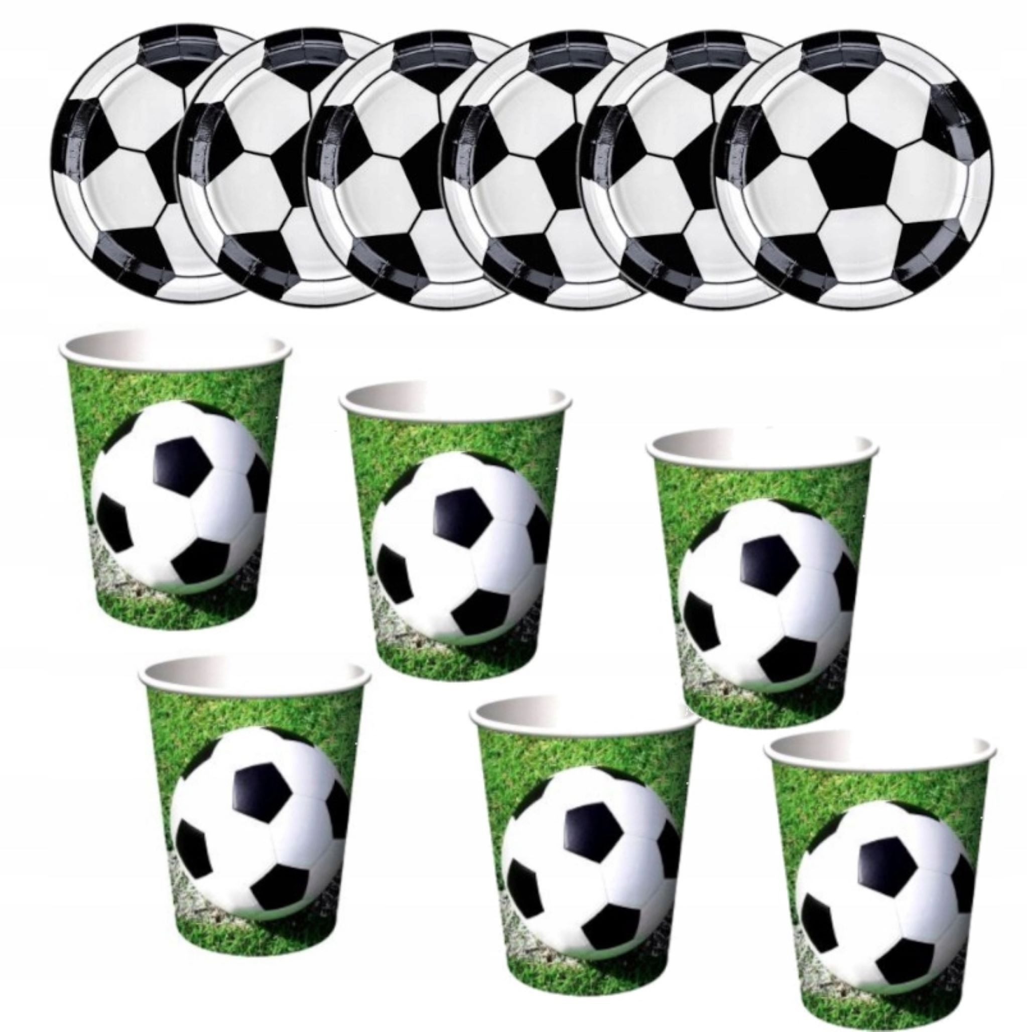 PartyPal Pappteller Geburtstagsset Fußball – ideal für Partys!
