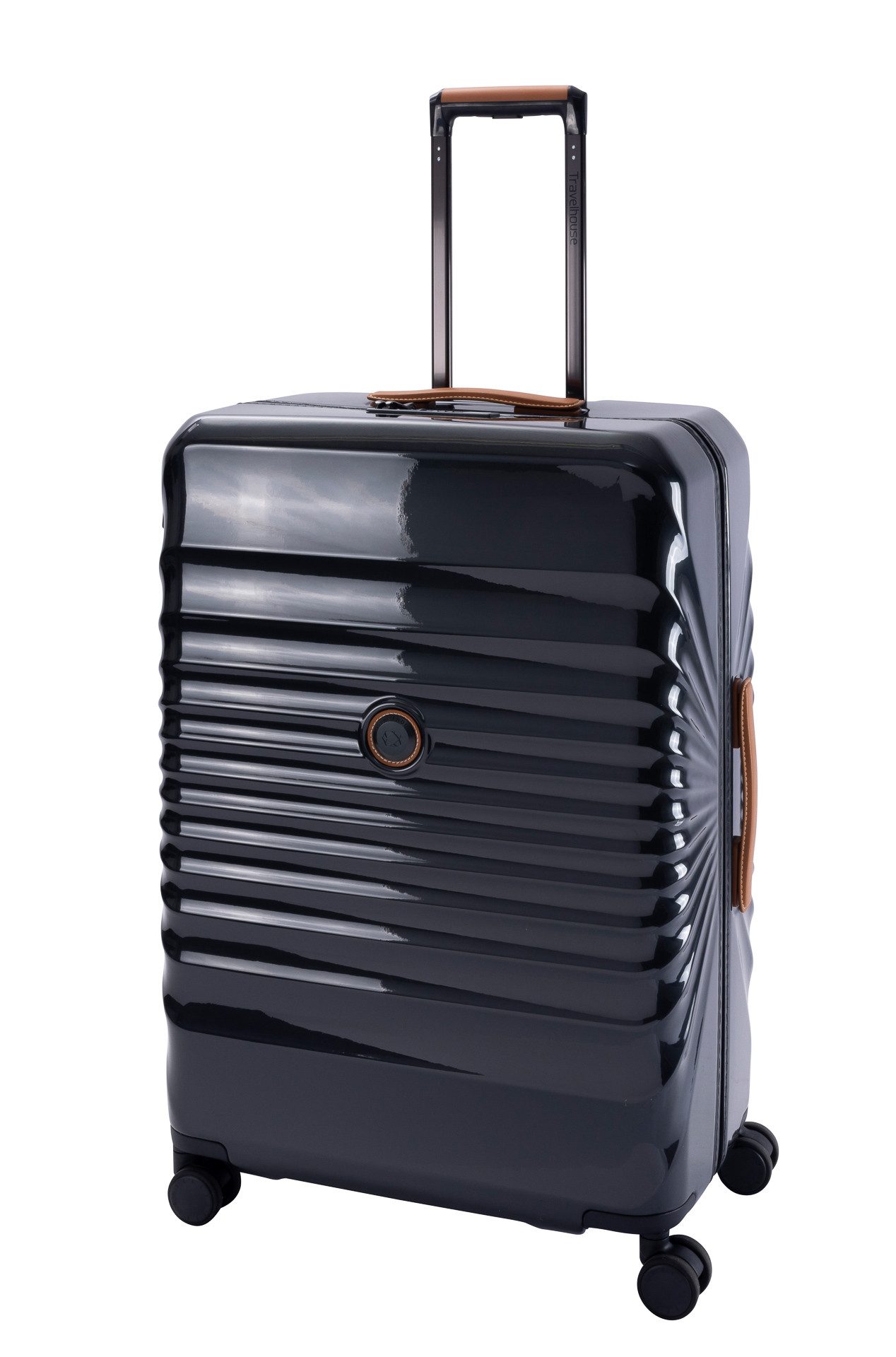 Travelhouse Hartschalen-Trolley capri, 4 Rollen, PC Hartschale, USB + USB C Anschluss, Rollenbremse